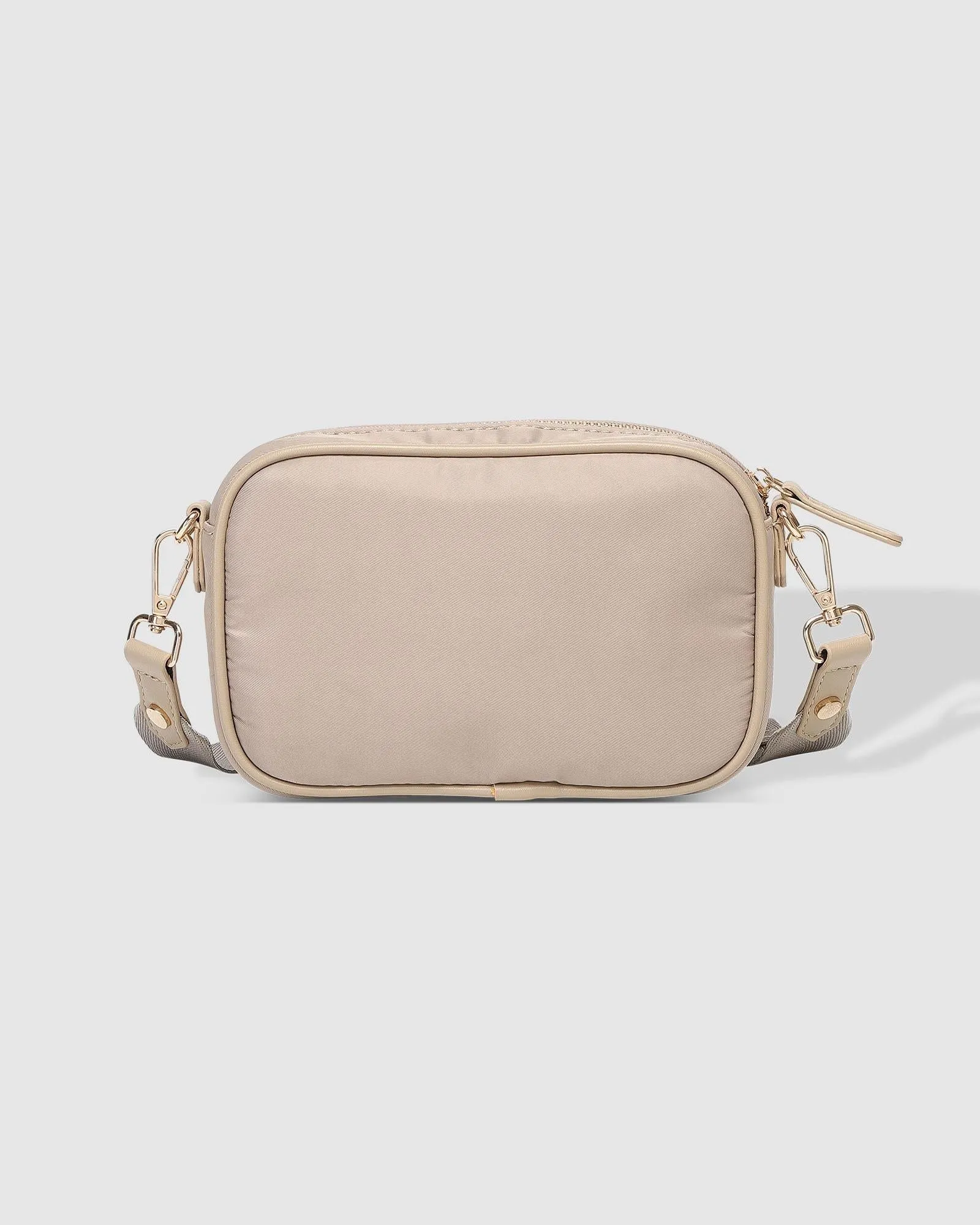 LOUENHIDE Cali Nylon Crossbody Bag - Beige