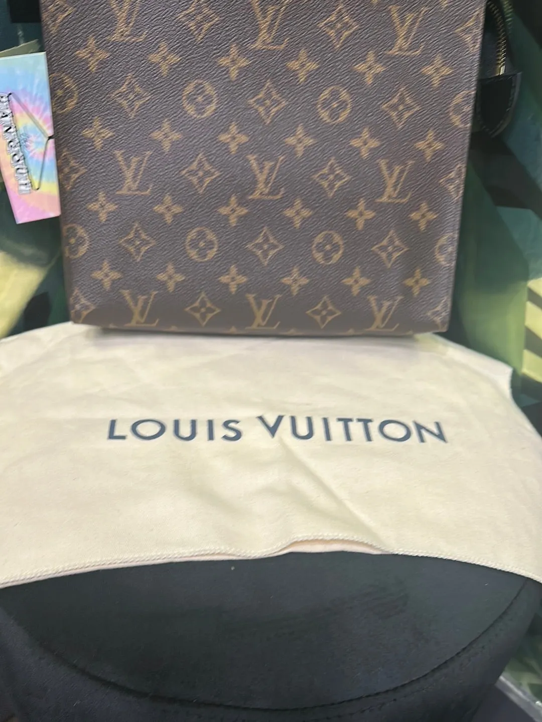 Louis Vuitton Pouchette with Black Sides 35