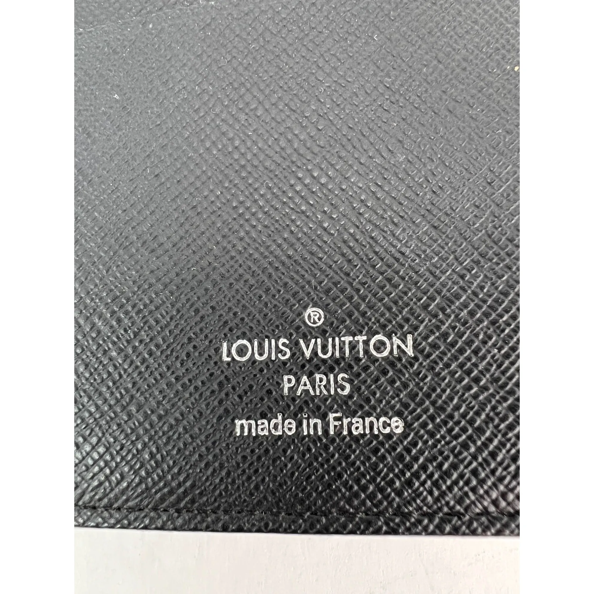 LOUIS VUITTON Damier Graphite Brazza Long Black Canvas Wallet