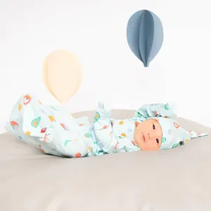 Love U Brunches Gown & Hat Set Newborn size