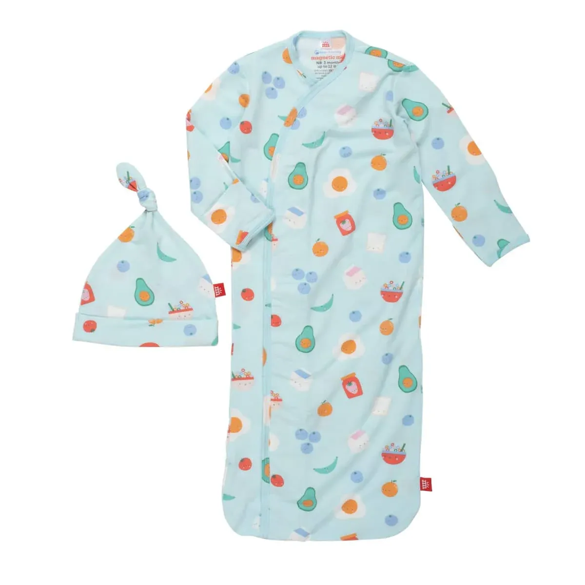Love U Brunches Gown & Hat Set Newborn size
