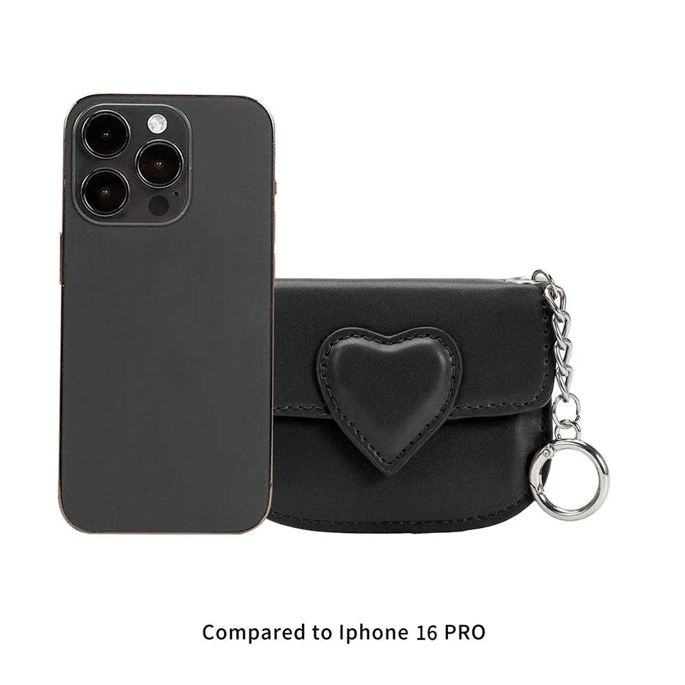 Lovell Espresso Vegan Leather Card Holder