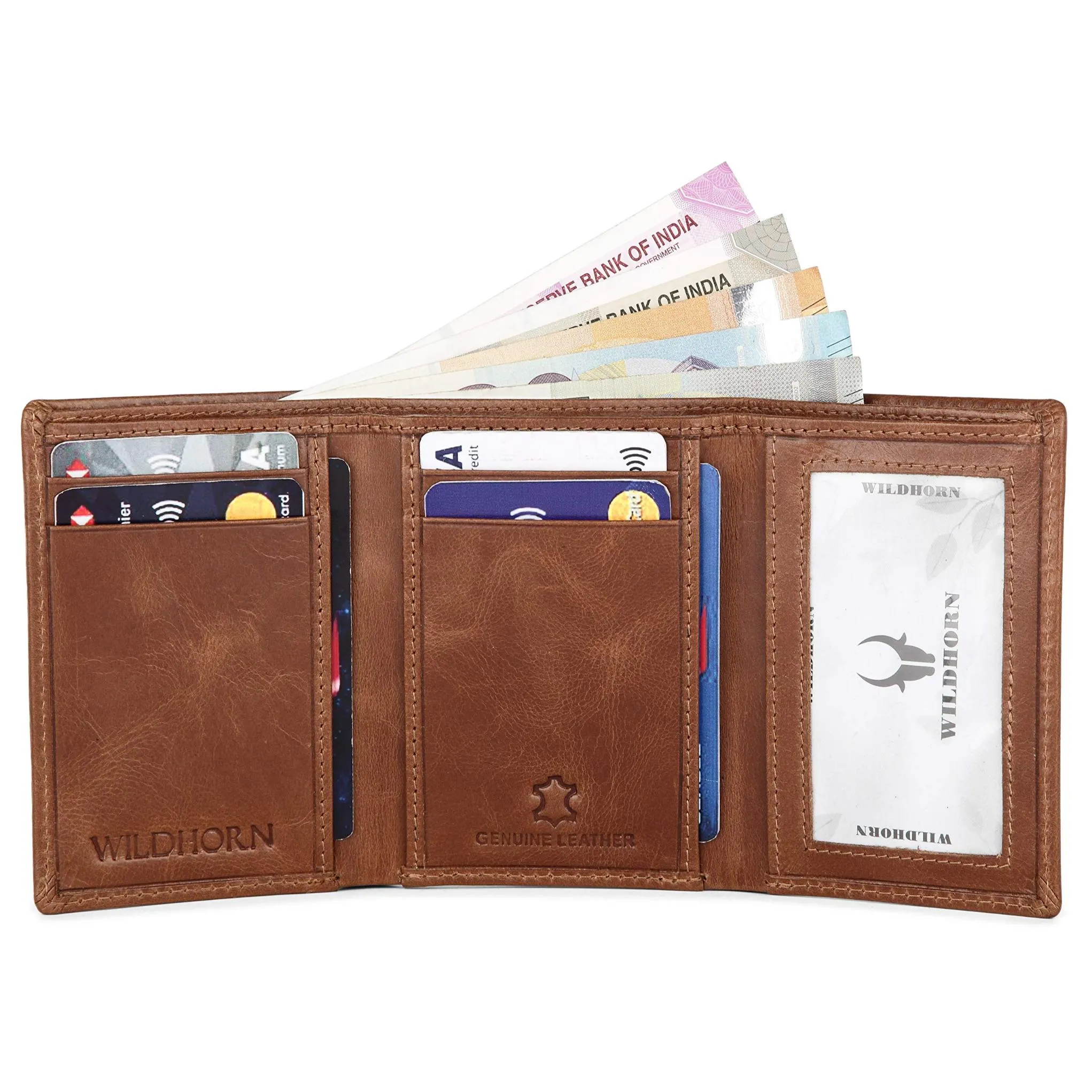 LUKE RFID Protected Leather Wallet for Men