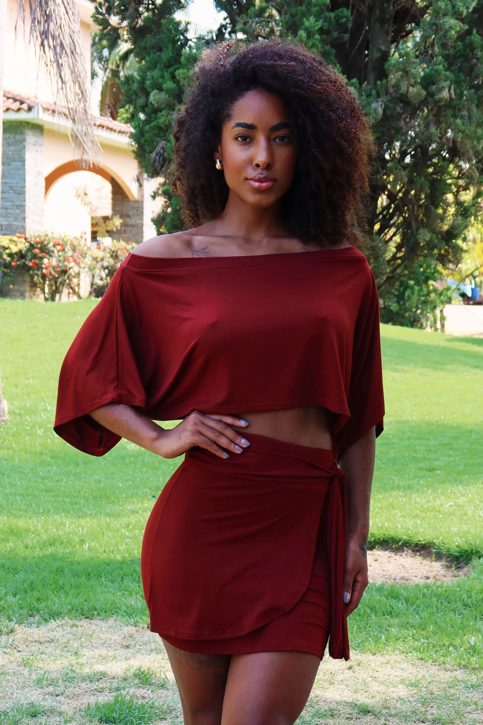 Luna Short Skirt Set
