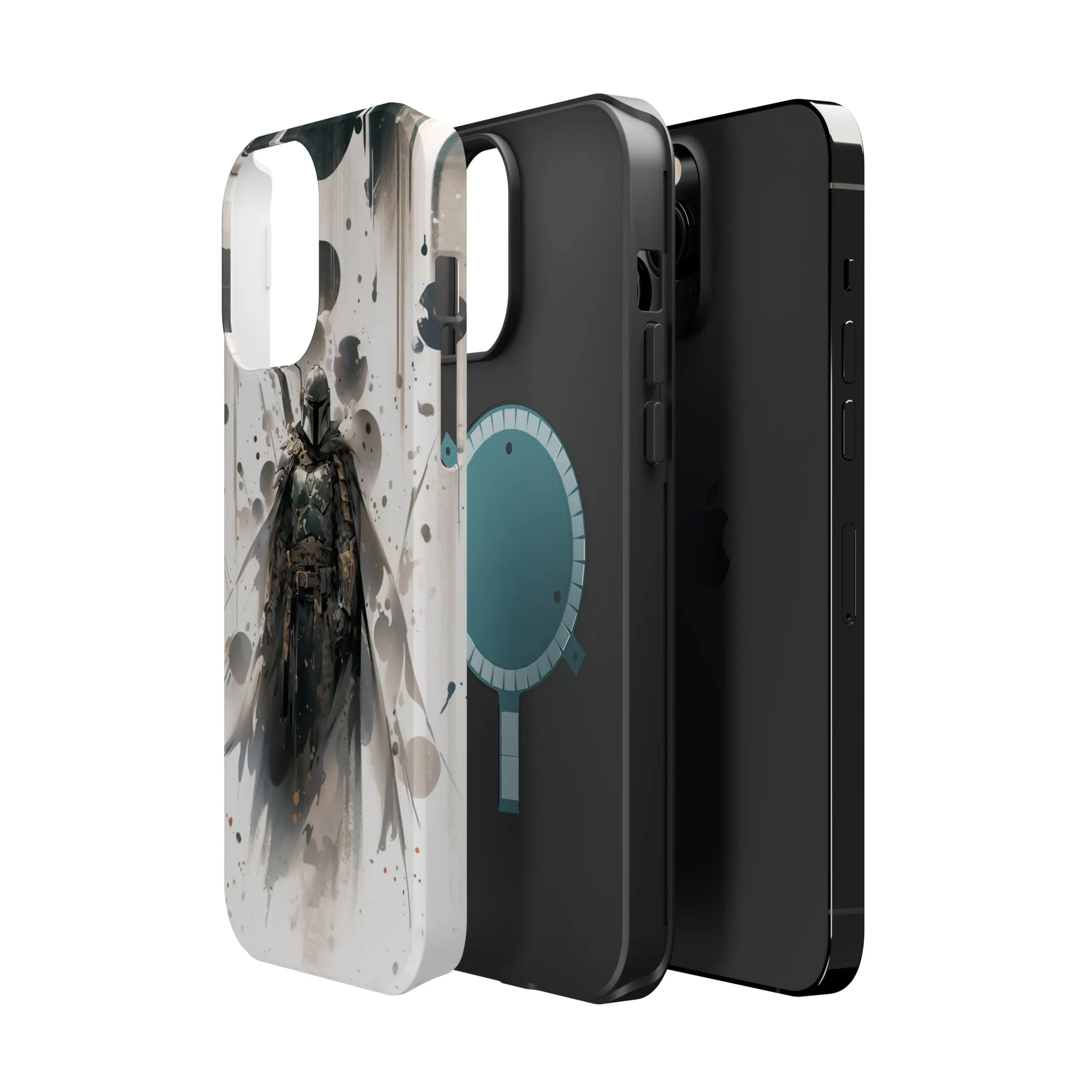 MagSafe Tough iPhone Case - Boba Fett Japanese ink Art