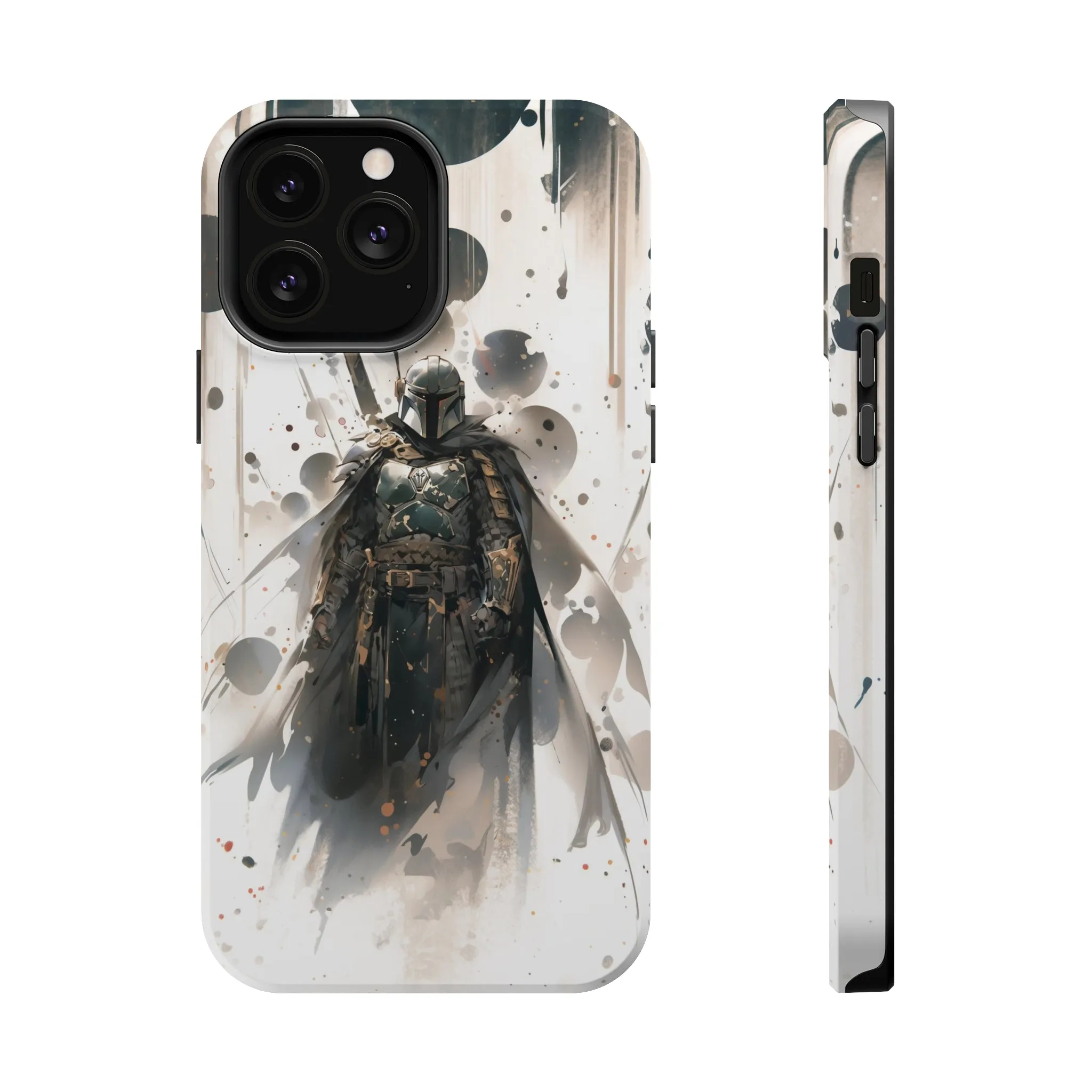 MagSafe Tough iPhone Case - Boba Fett Japanese ink Art