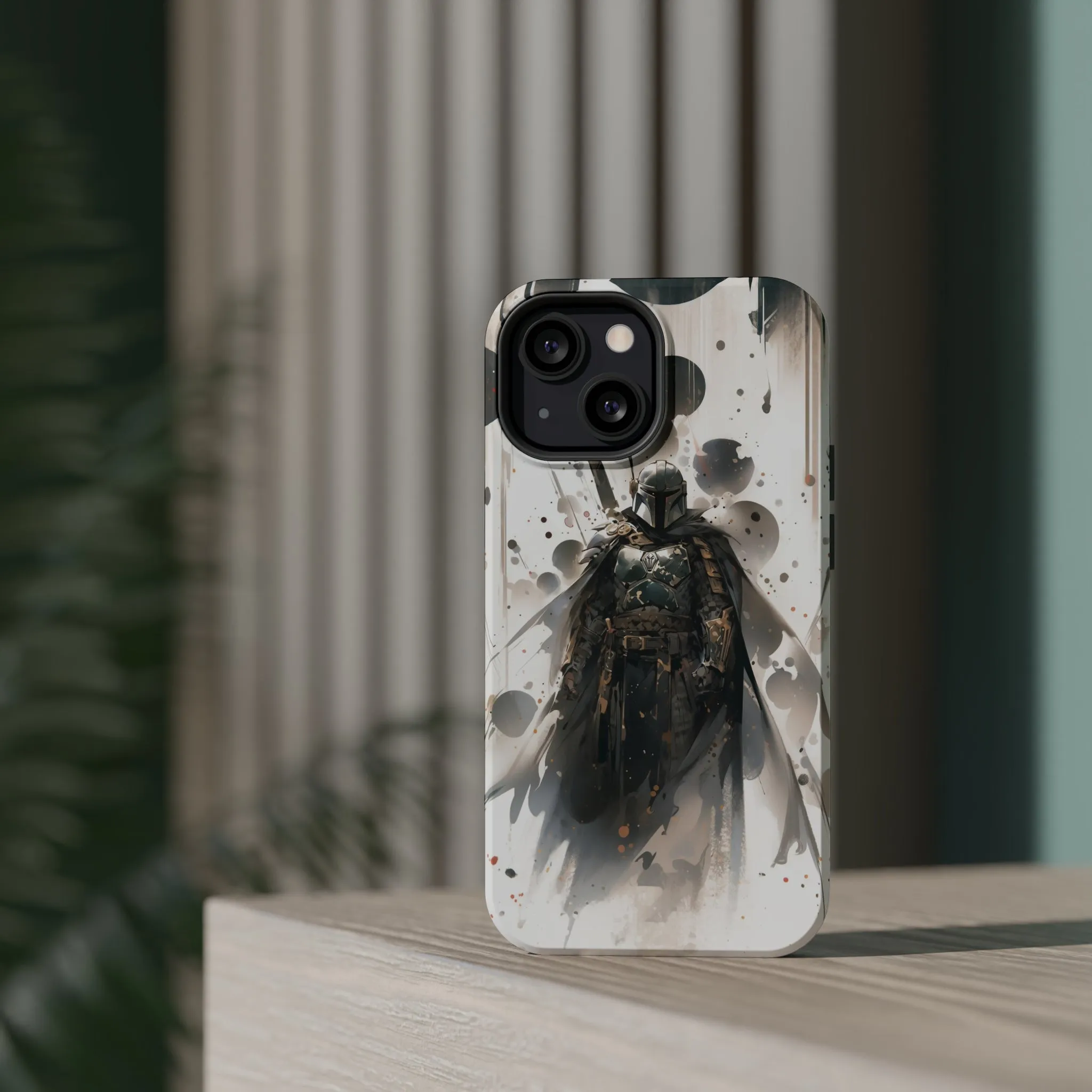 MagSafe Tough iPhone Case - Boba Fett Japanese ink Art