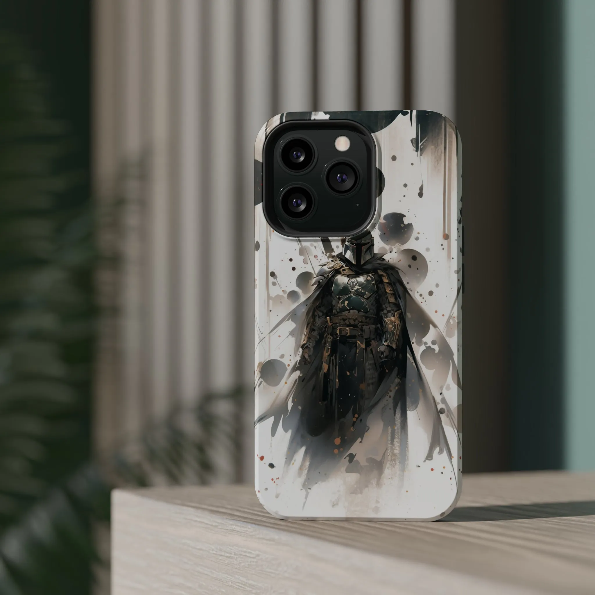 MagSafe Tough iPhone Case - Boba Fett Japanese ink Art