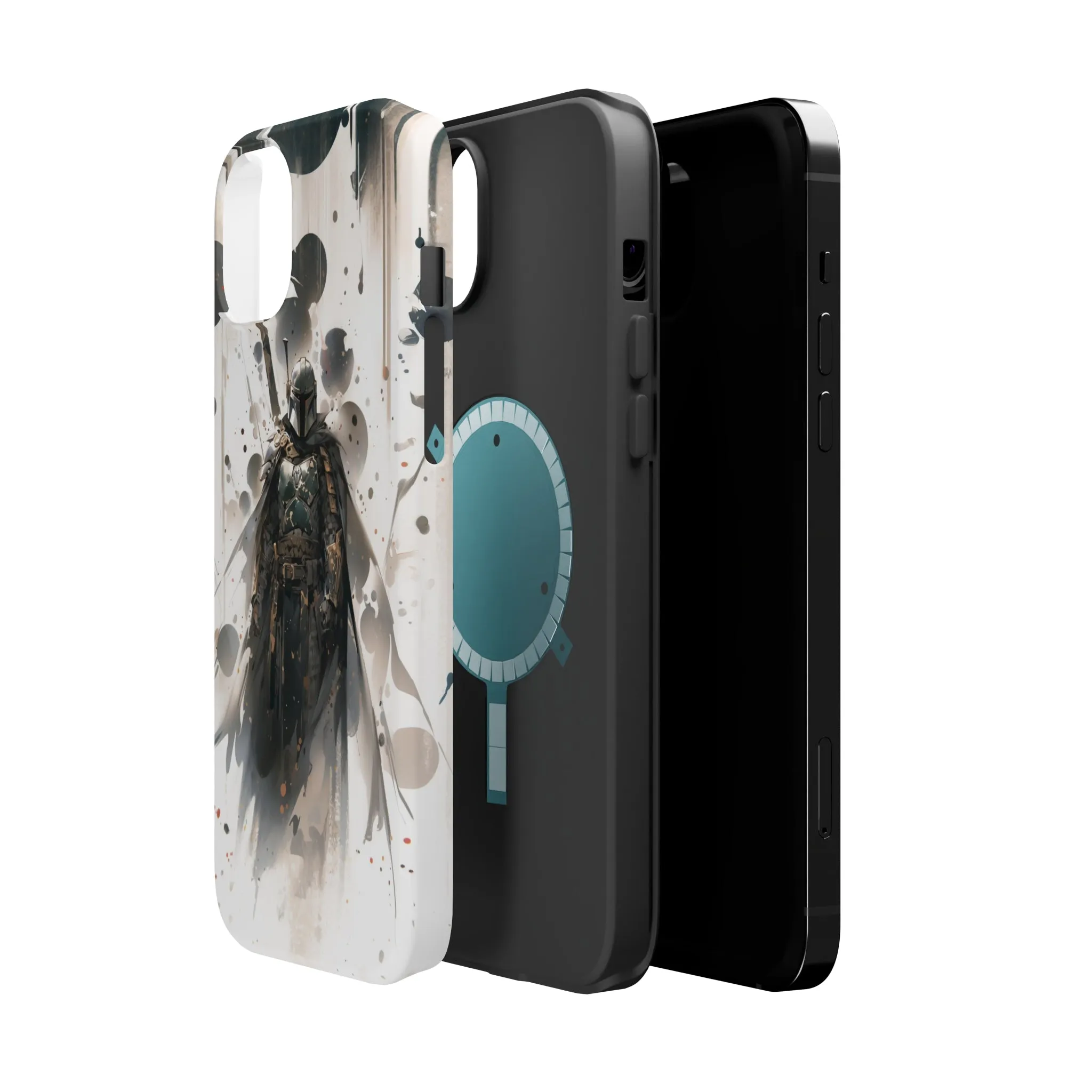 MagSafe Tough iPhone Case - Boba Fett Japanese ink Art
