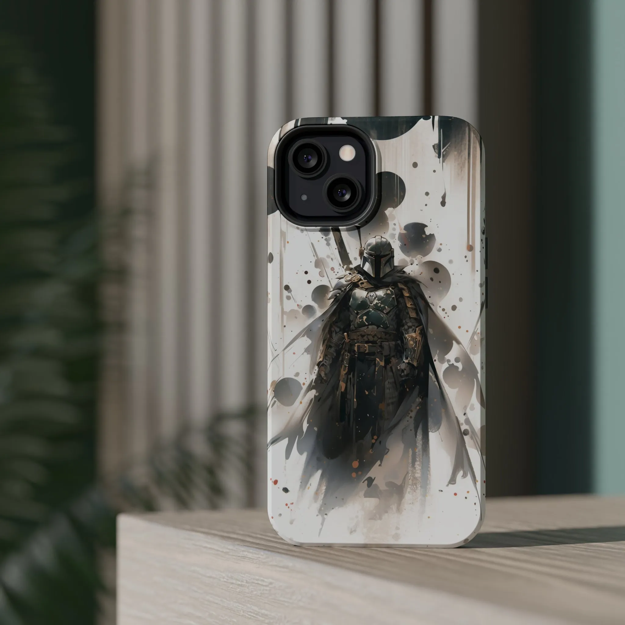 MagSafe Tough iPhone Case - Boba Fett Japanese ink Art