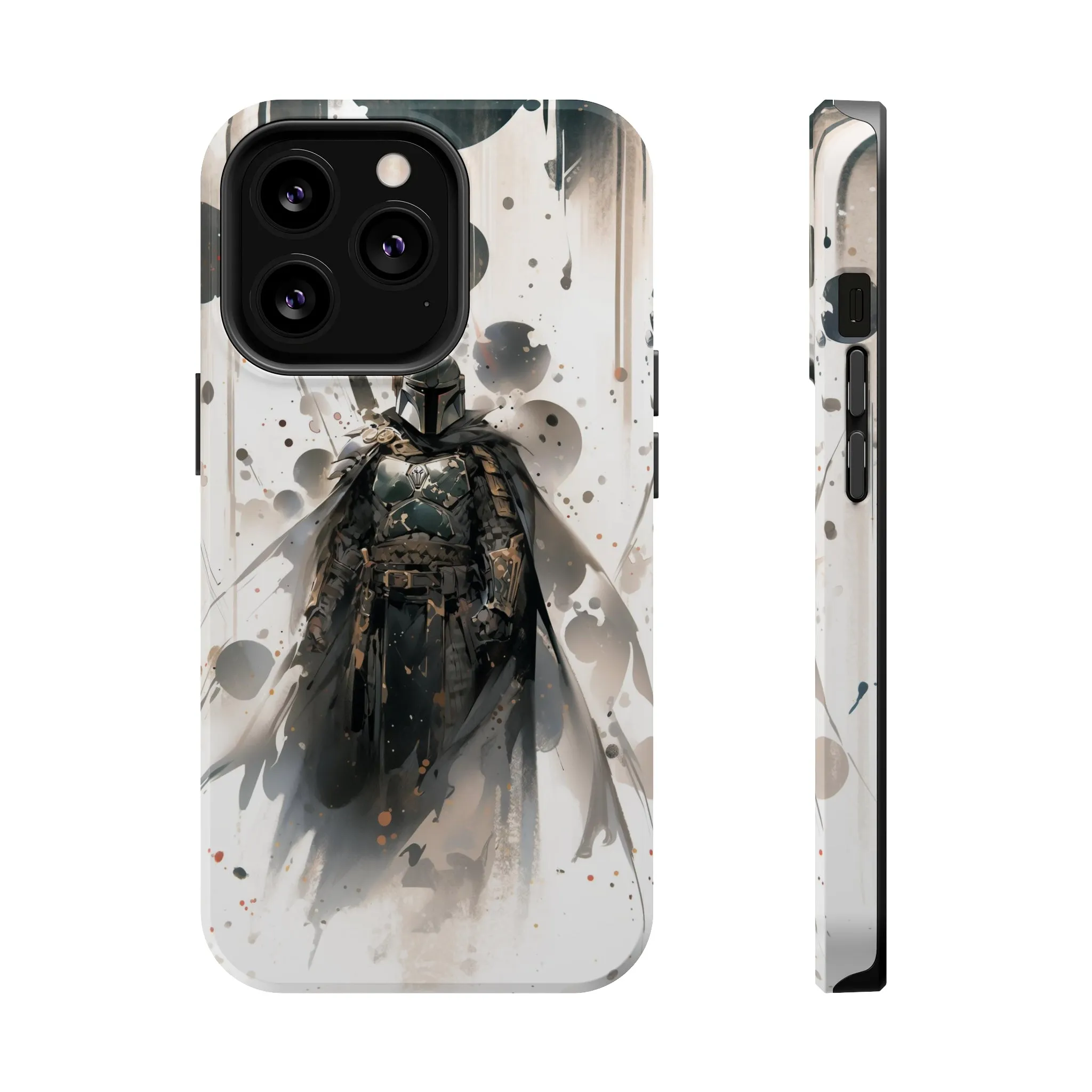 MagSafe Tough iPhone Case - Boba Fett Japanese ink Art