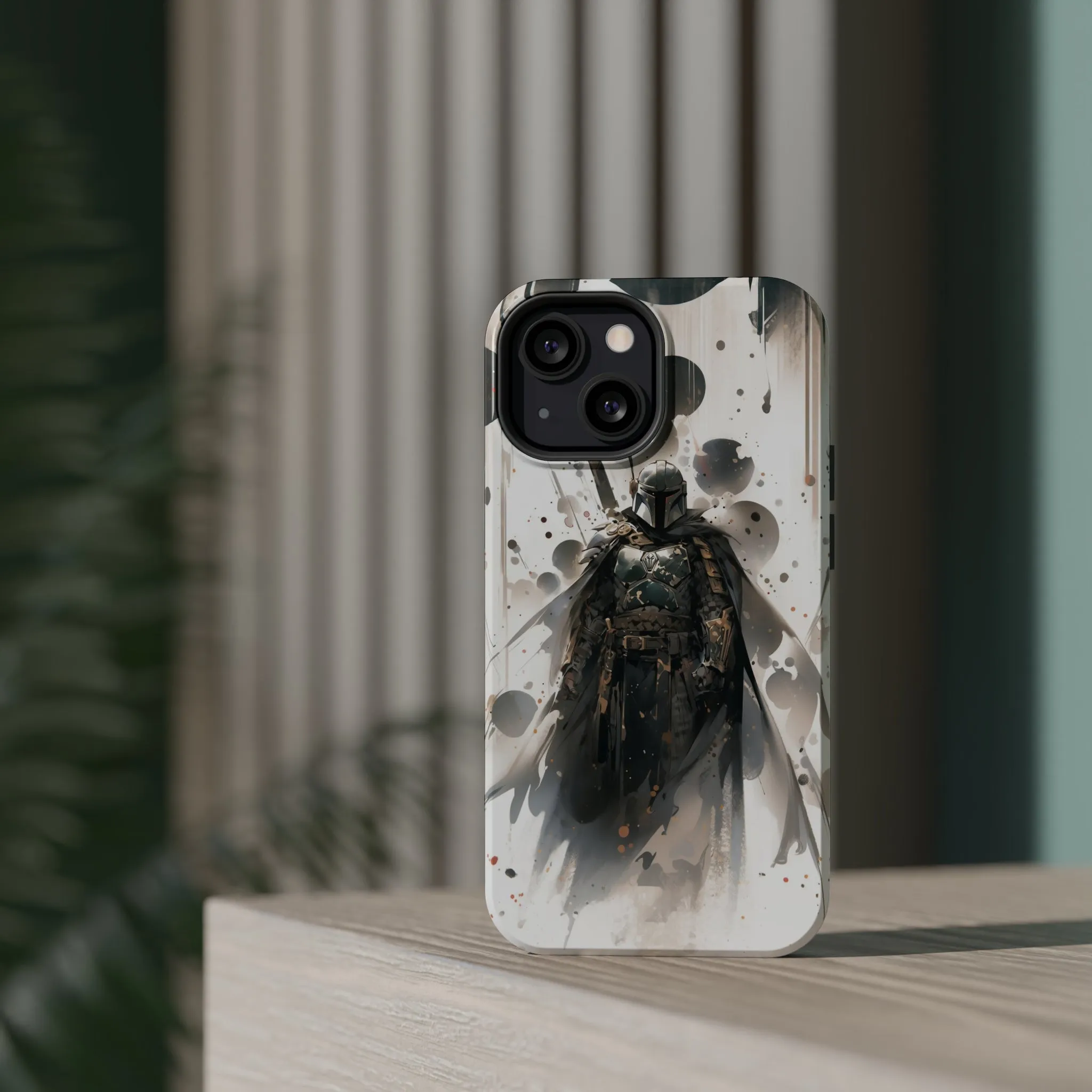 MagSafe Tough iPhone Case - Boba Fett Japanese ink Art