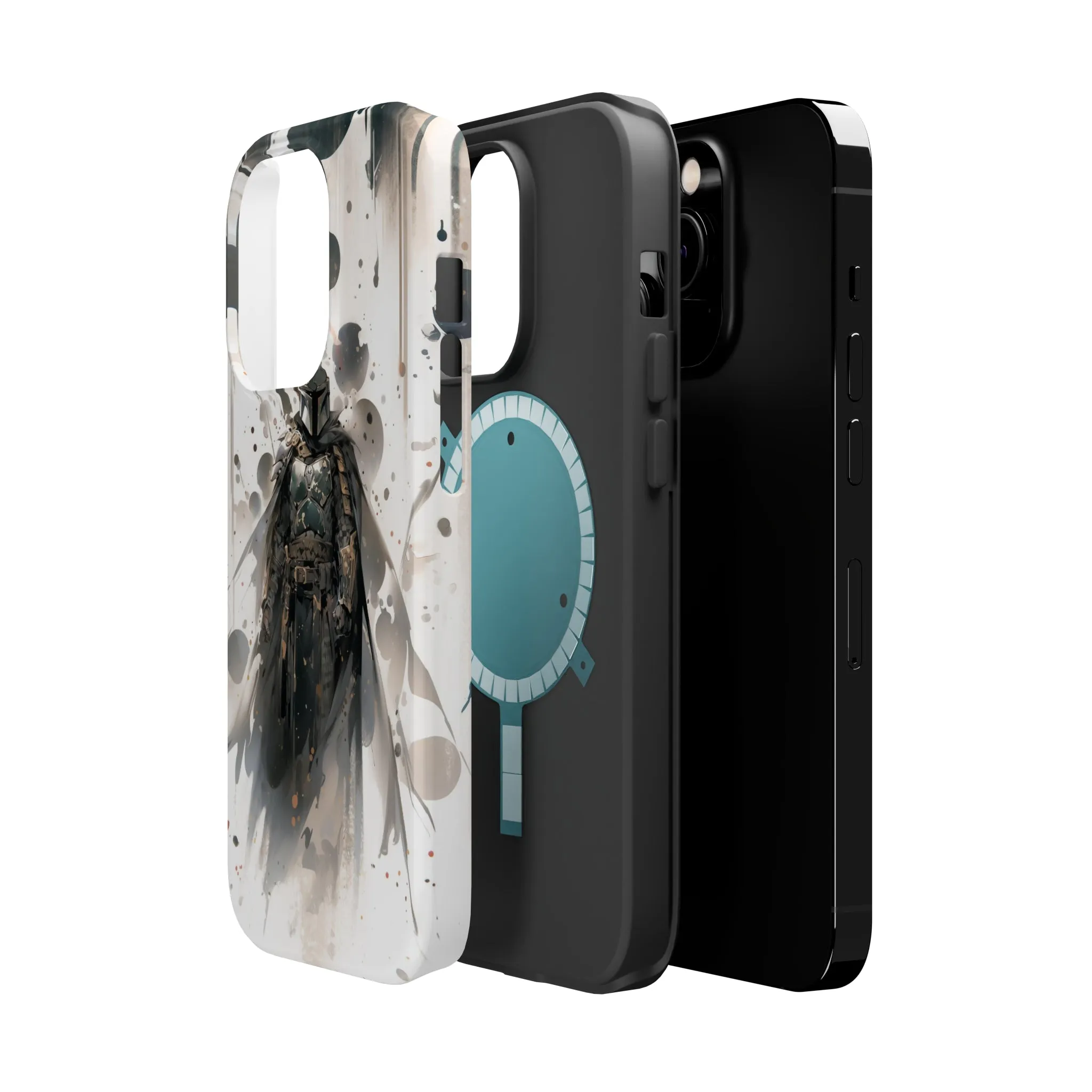 MagSafe Tough iPhone Case - Boba Fett Japanese ink Art