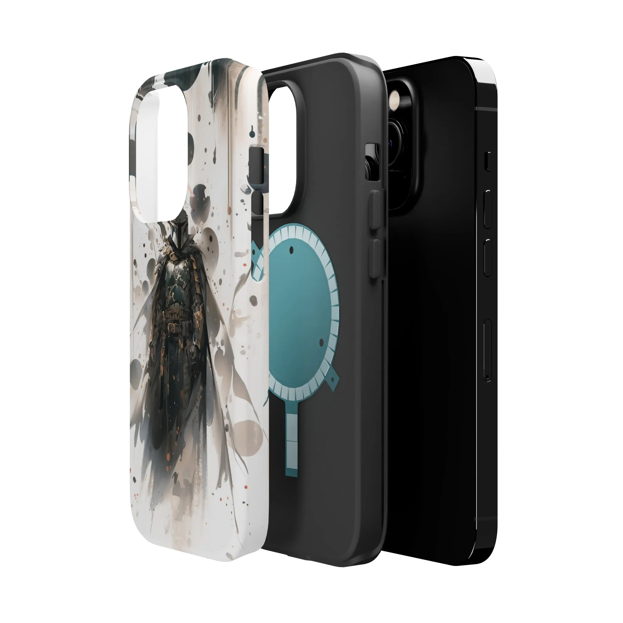 MagSafe Tough iPhone Case - Boba Fett Japanese ink Art