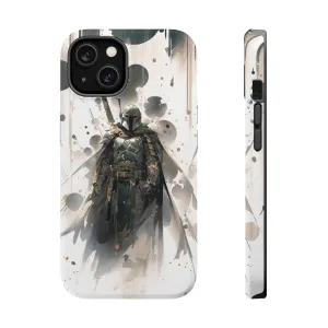 MagSafe Tough iPhone Case - Boba Fett Japanese ink Art