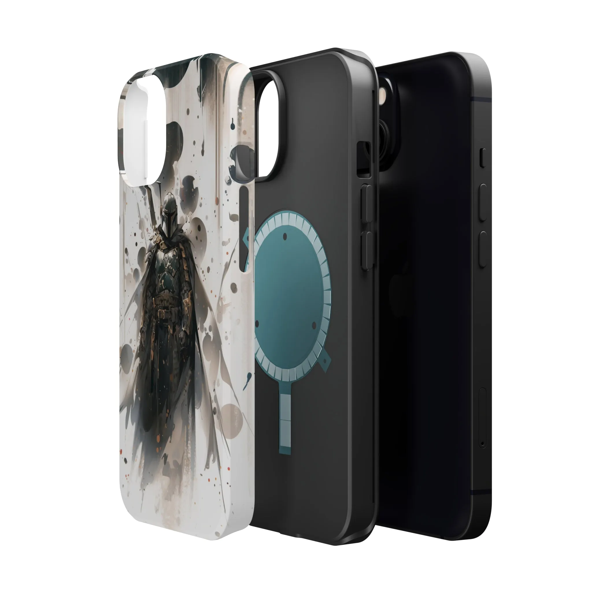 MagSafe Tough iPhone Case - Boba Fett Japanese ink Art