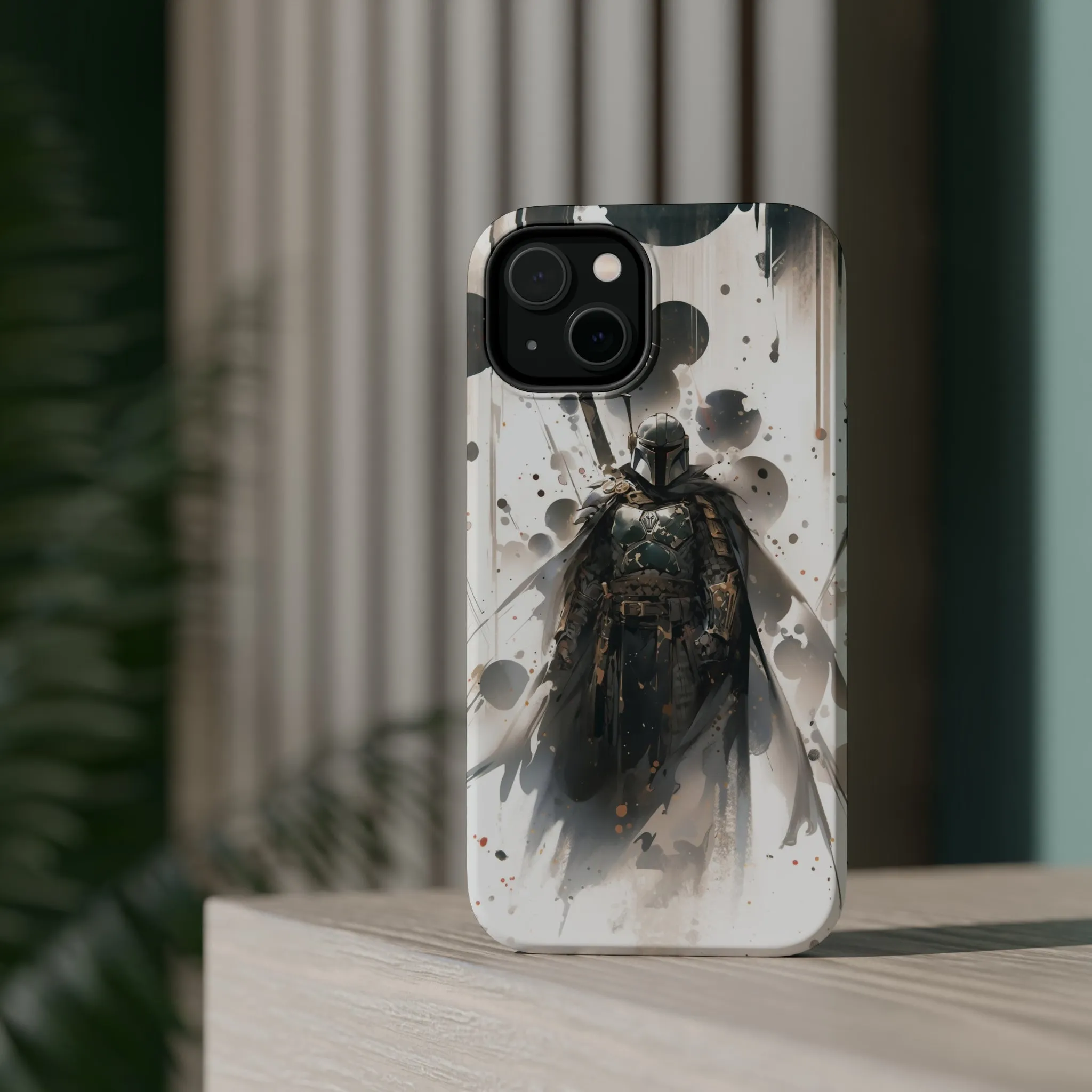 MagSafe Tough iPhone Case - Boba Fett Japanese ink Art