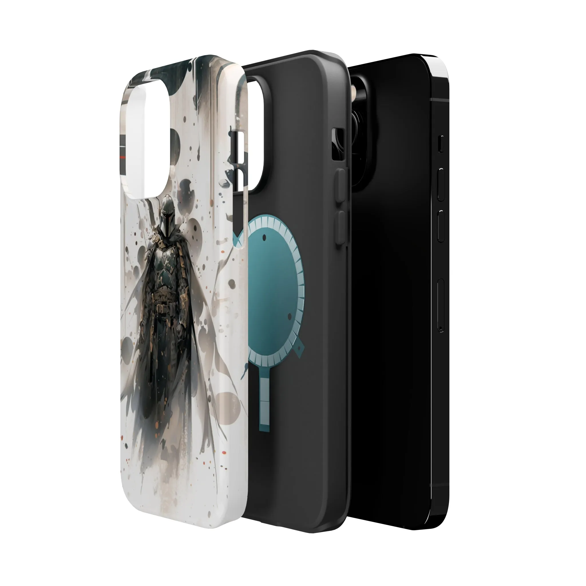 MagSafe Tough iPhone Case - Boba Fett Japanese ink Art