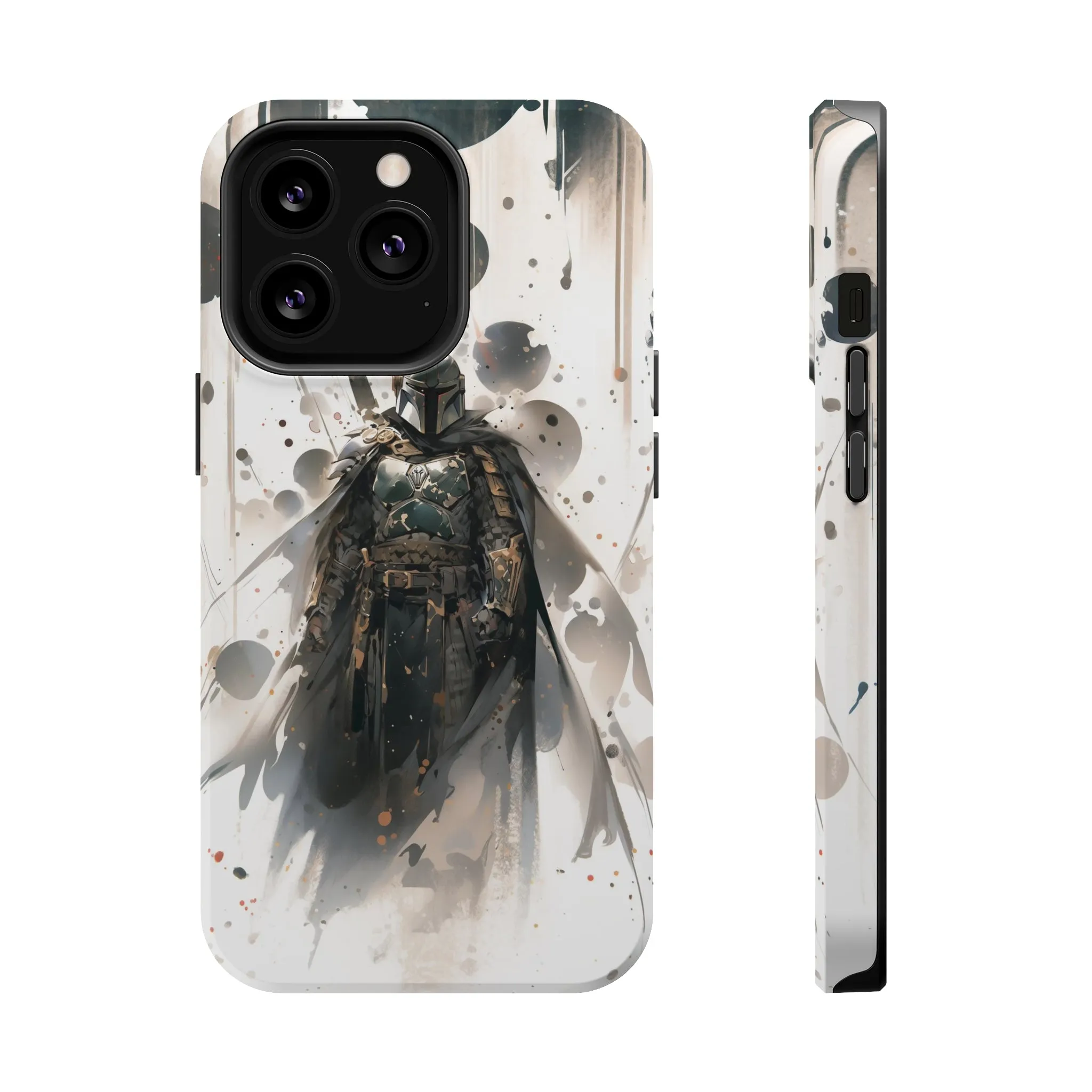 MagSafe Tough iPhone Case - Boba Fett Japanese ink Art