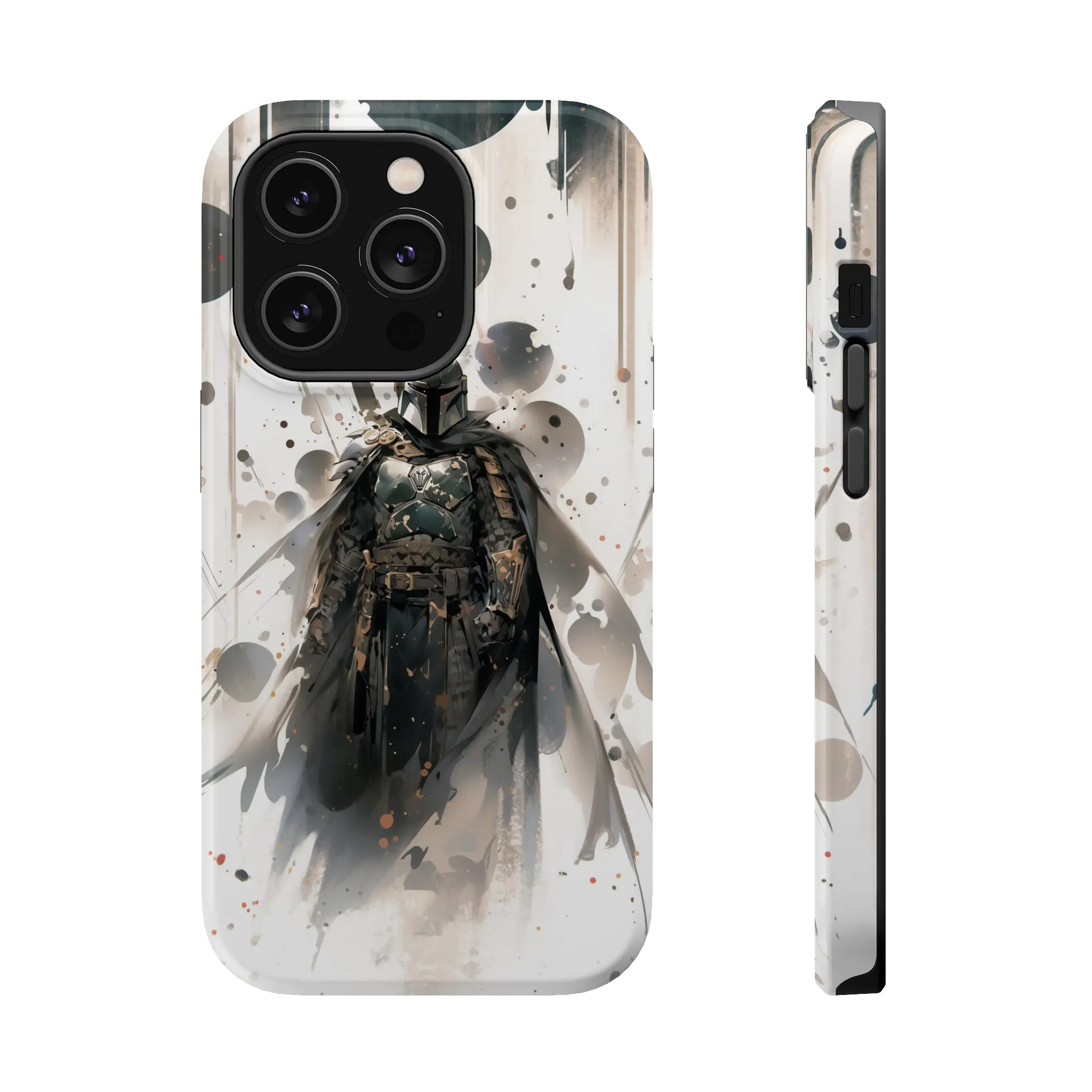 MagSafe Tough iPhone Case - Boba Fett Japanese ink Art