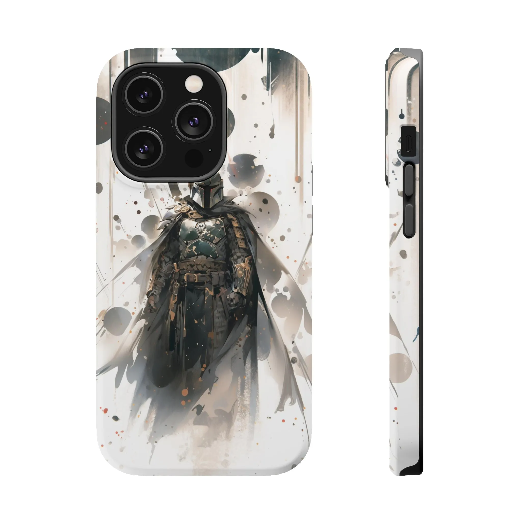 MagSafe Tough iPhone Case - Boba Fett Japanese ink Art