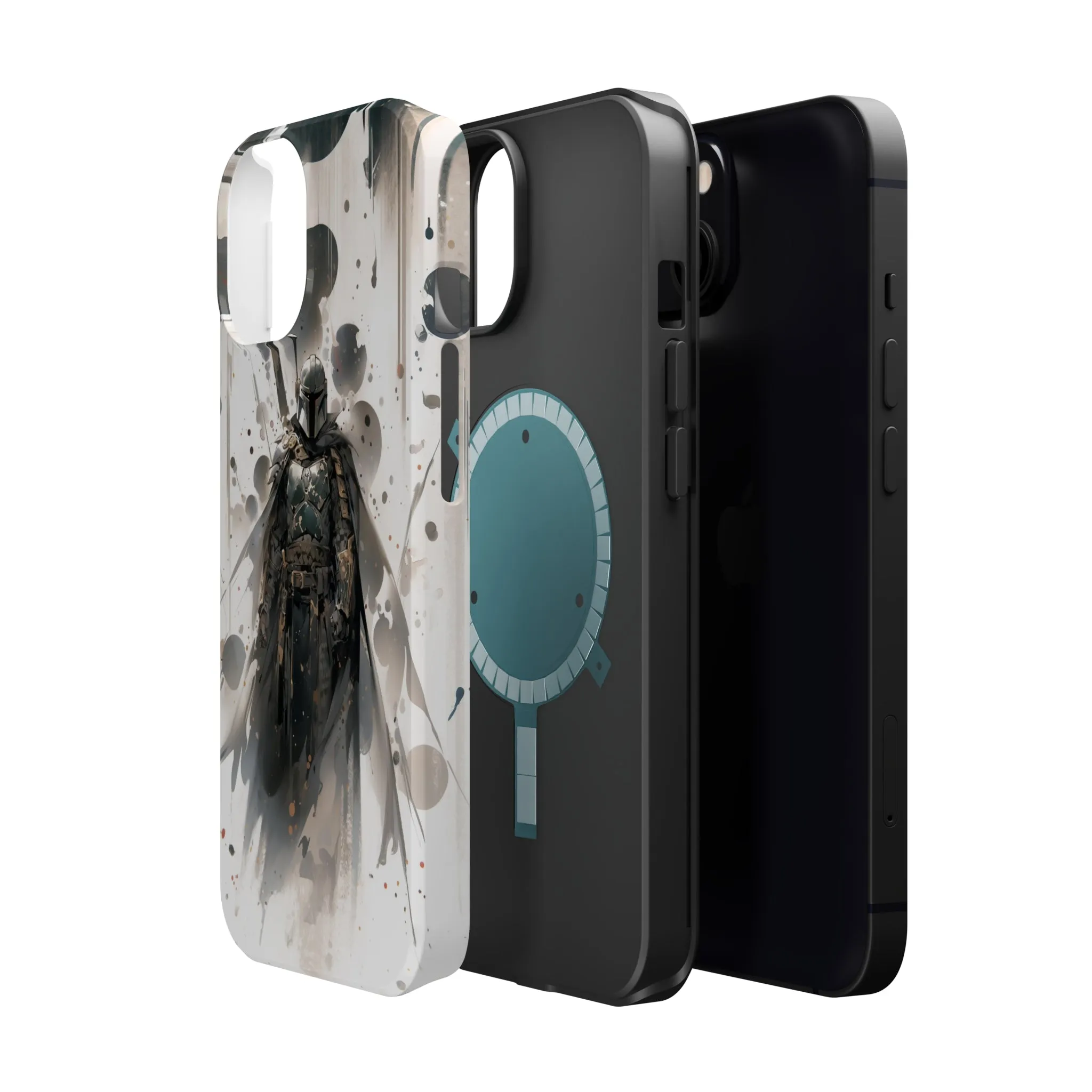 MagSafe Tough iPhone Case - Boba Fett Japanese ink Art