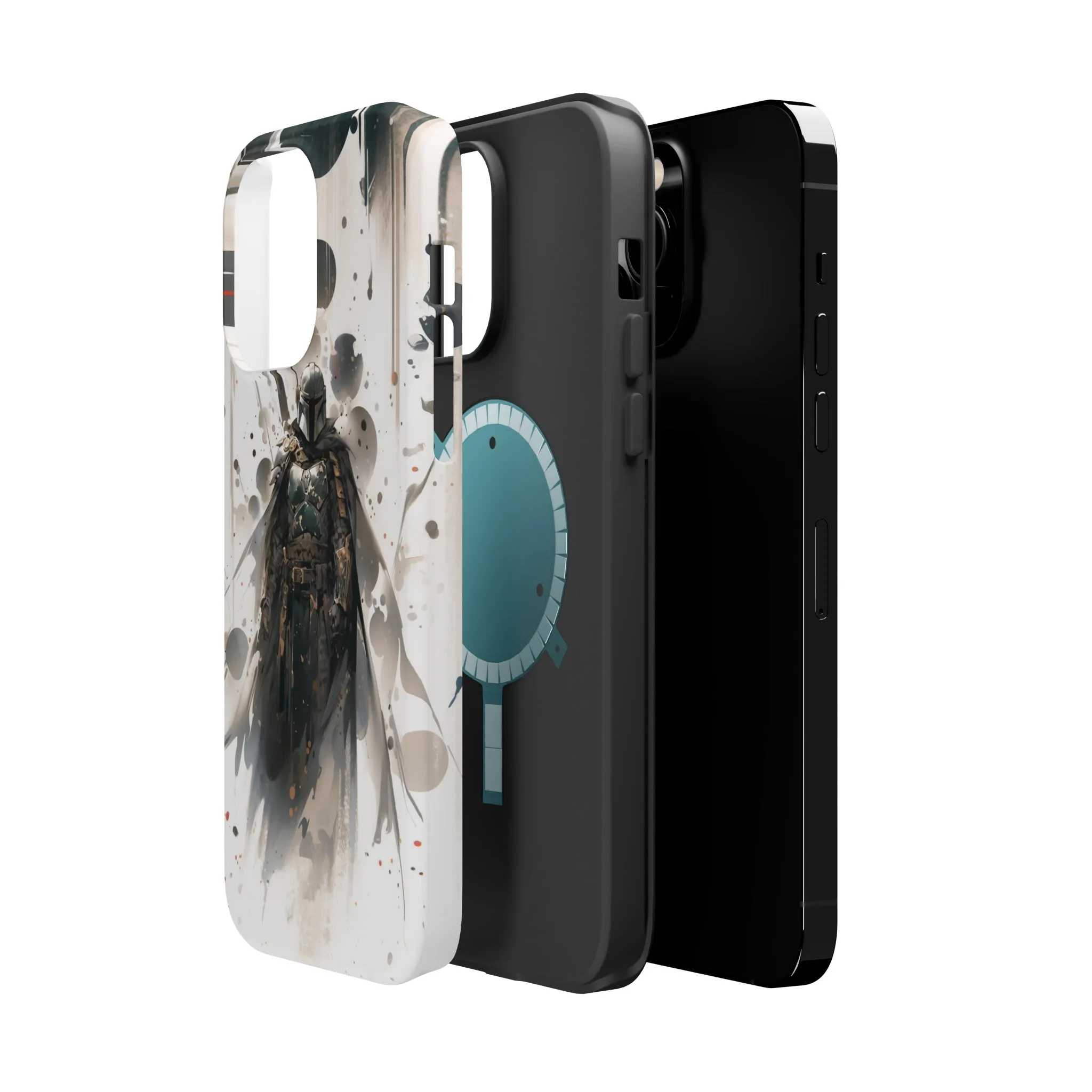 MagSafe Tough iPhone Case - Boba Fett Japanese ink Art