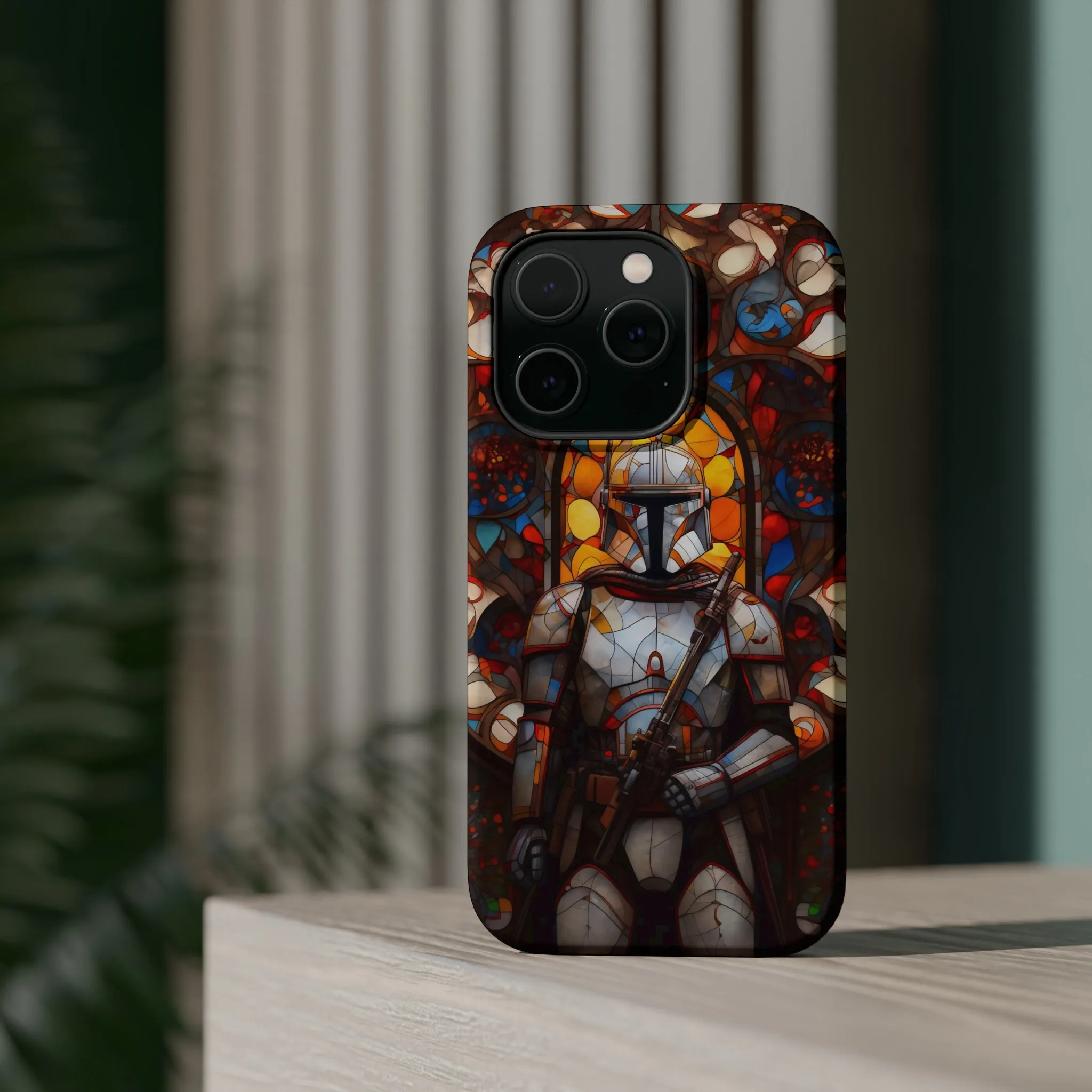 MagSafe Tough iPhone Case - Snow trooper Catholic Stained Glass Window