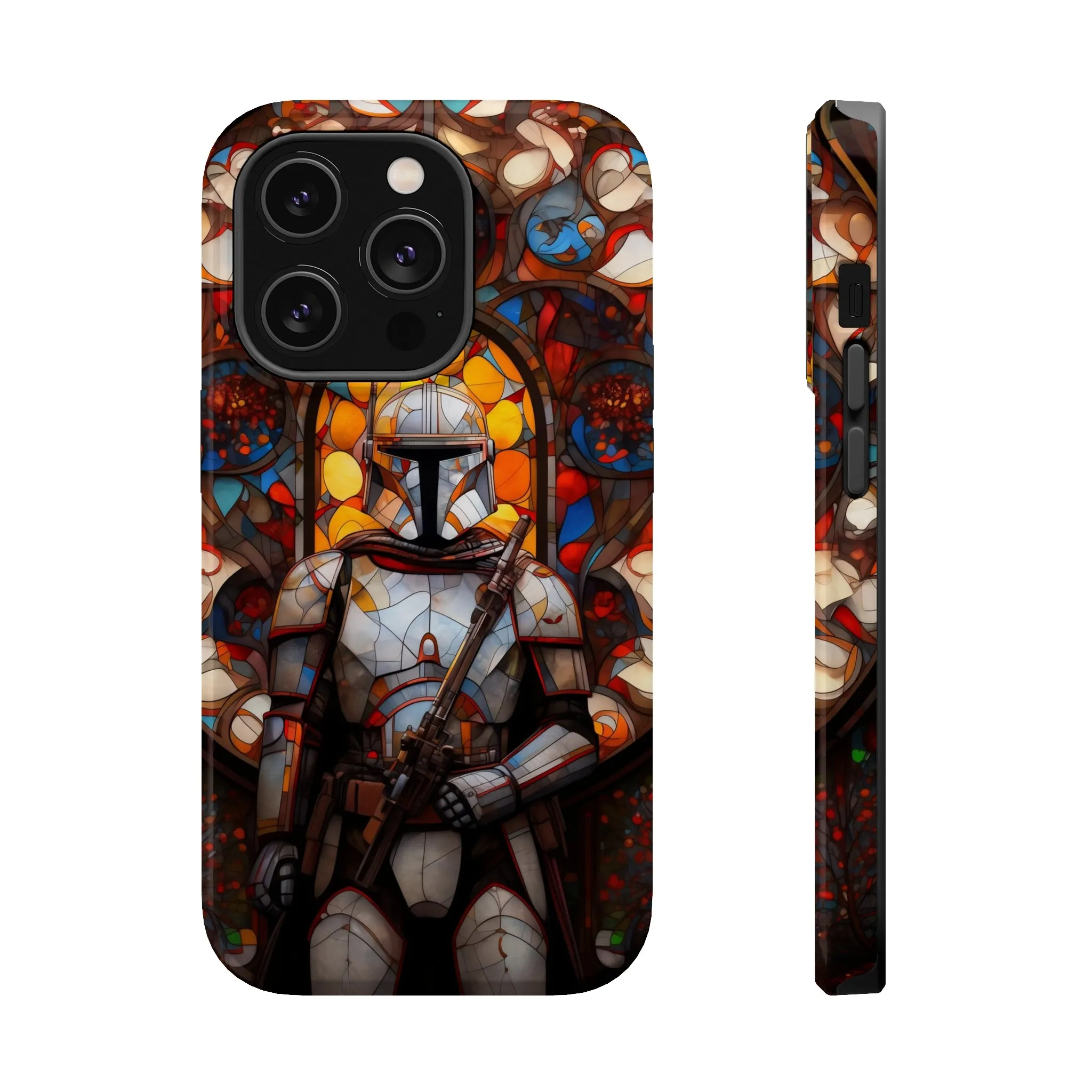 MagSafe Tough iPhone Case - Snow trooper Catholic Stained Glass Window