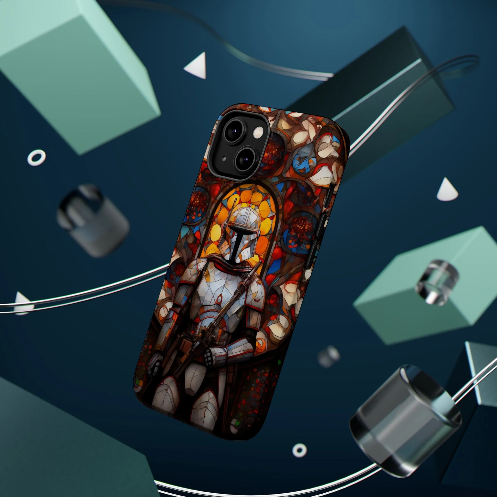 MagSafe Tough iPhone Case - Snow trooper Catholic Stained Glass Window