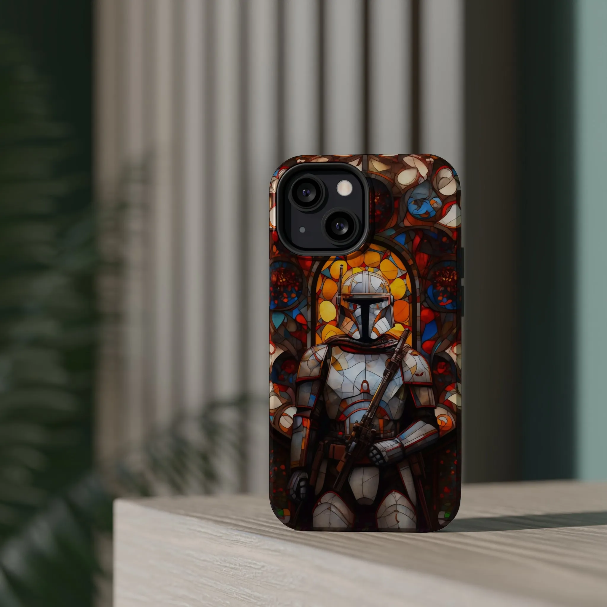 MagSafe Tough iPhone Case - Snow trooper Catholic Stained Glass Window
