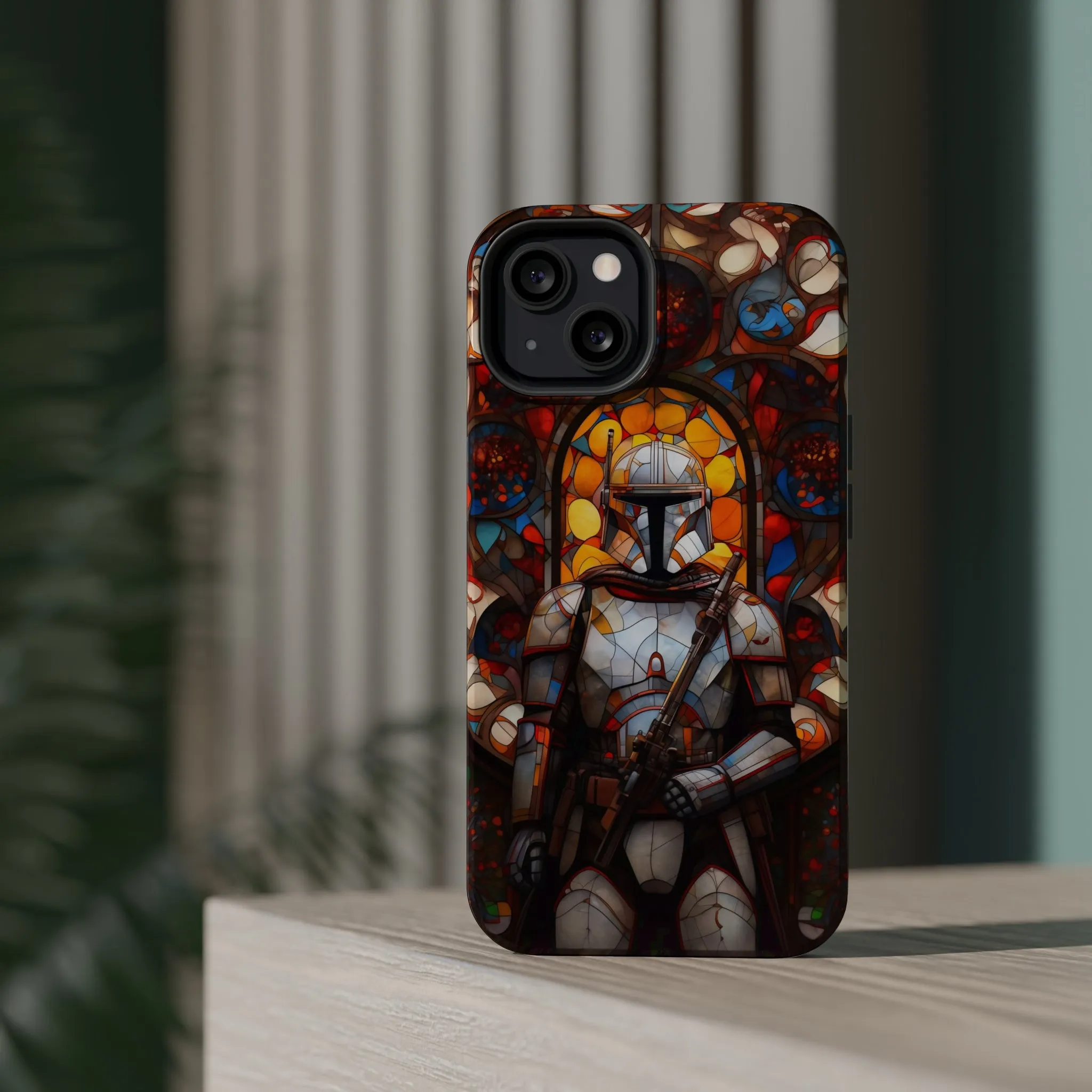 MagSafe Tough iPhone Case - Snow trooper Catholic Stained Glass Window