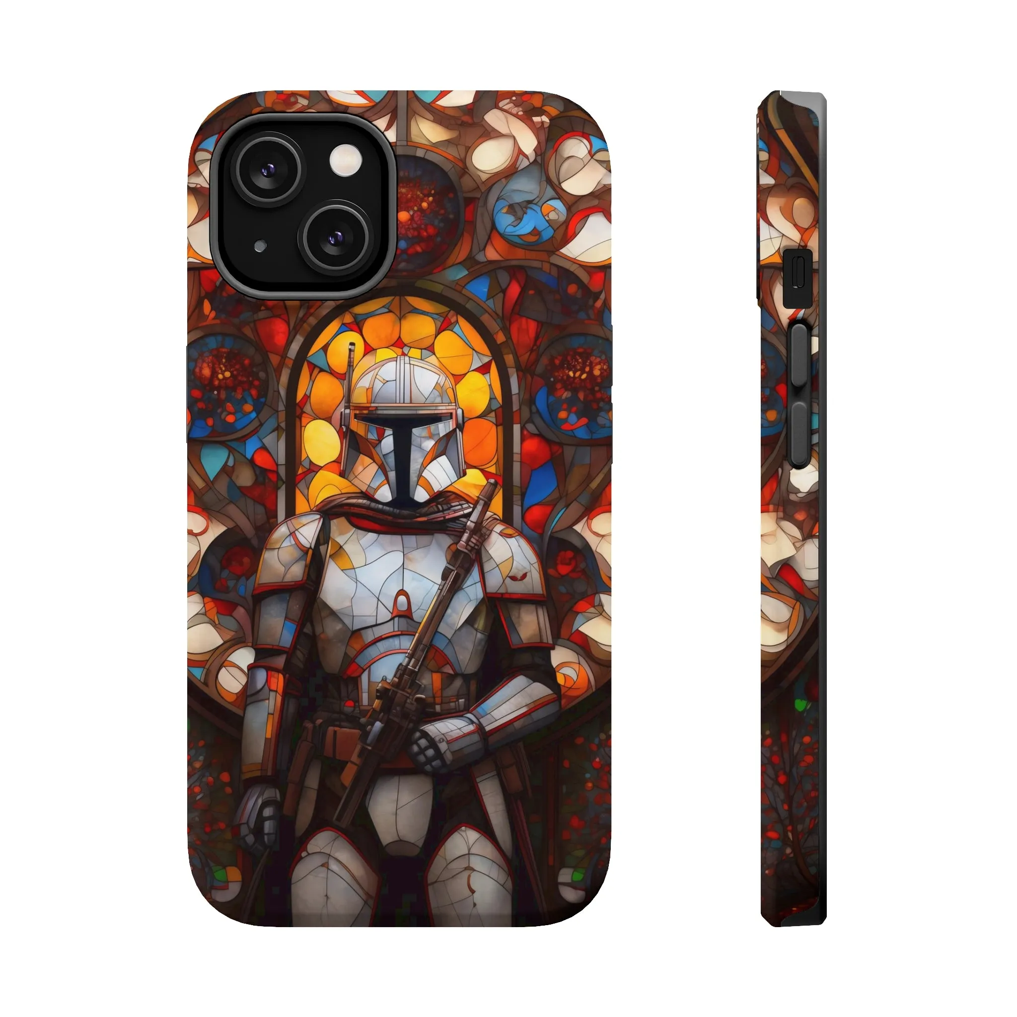 MagSafe Tough iPhone Case - Snow trooper Catholic Stained Glass Window