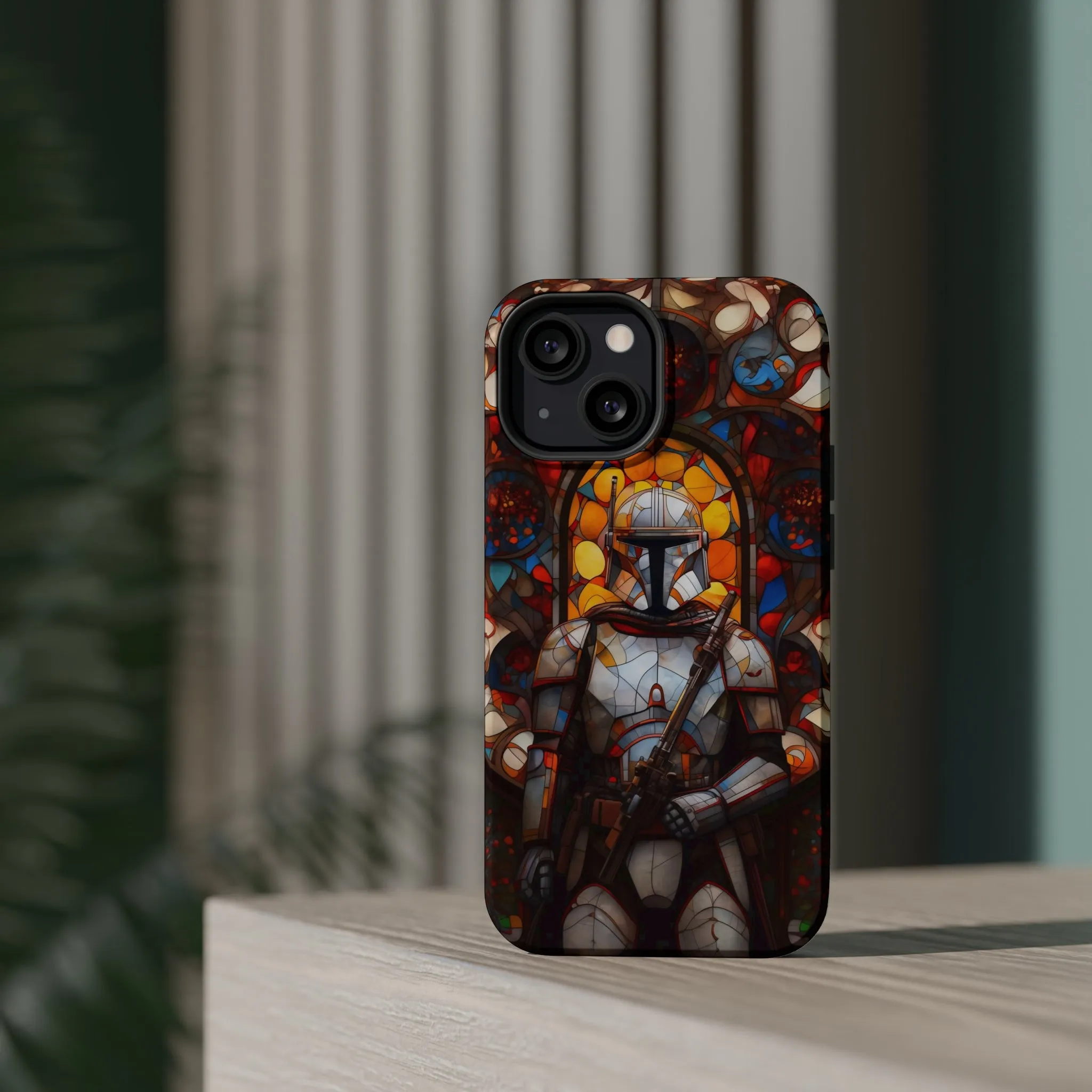 MagSafe Tough iPhone Case - Snow trooper Catholic Stained Glass Window