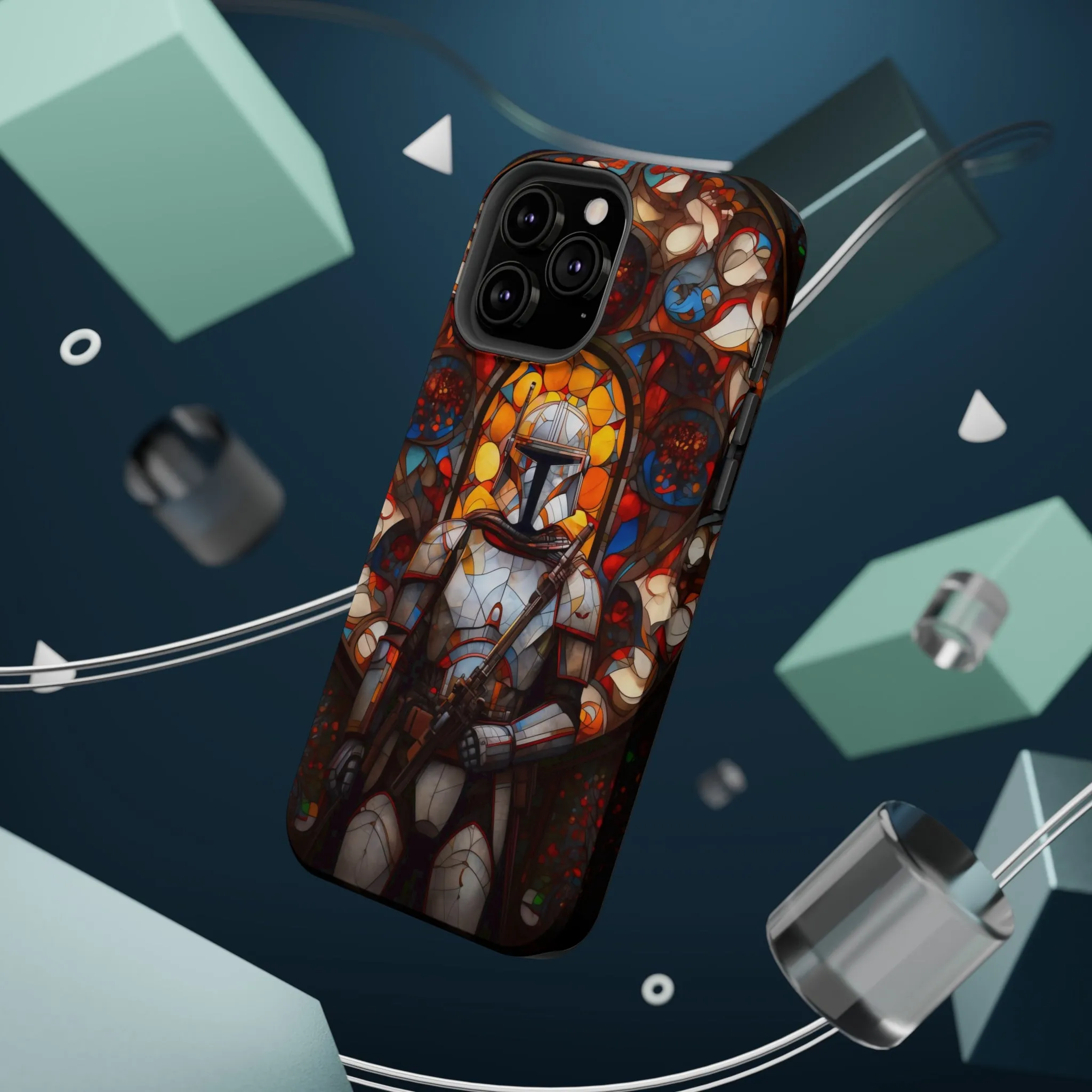 MagSafe Tough iPhone Case - Snow trooper Catholic Stained Glass Window