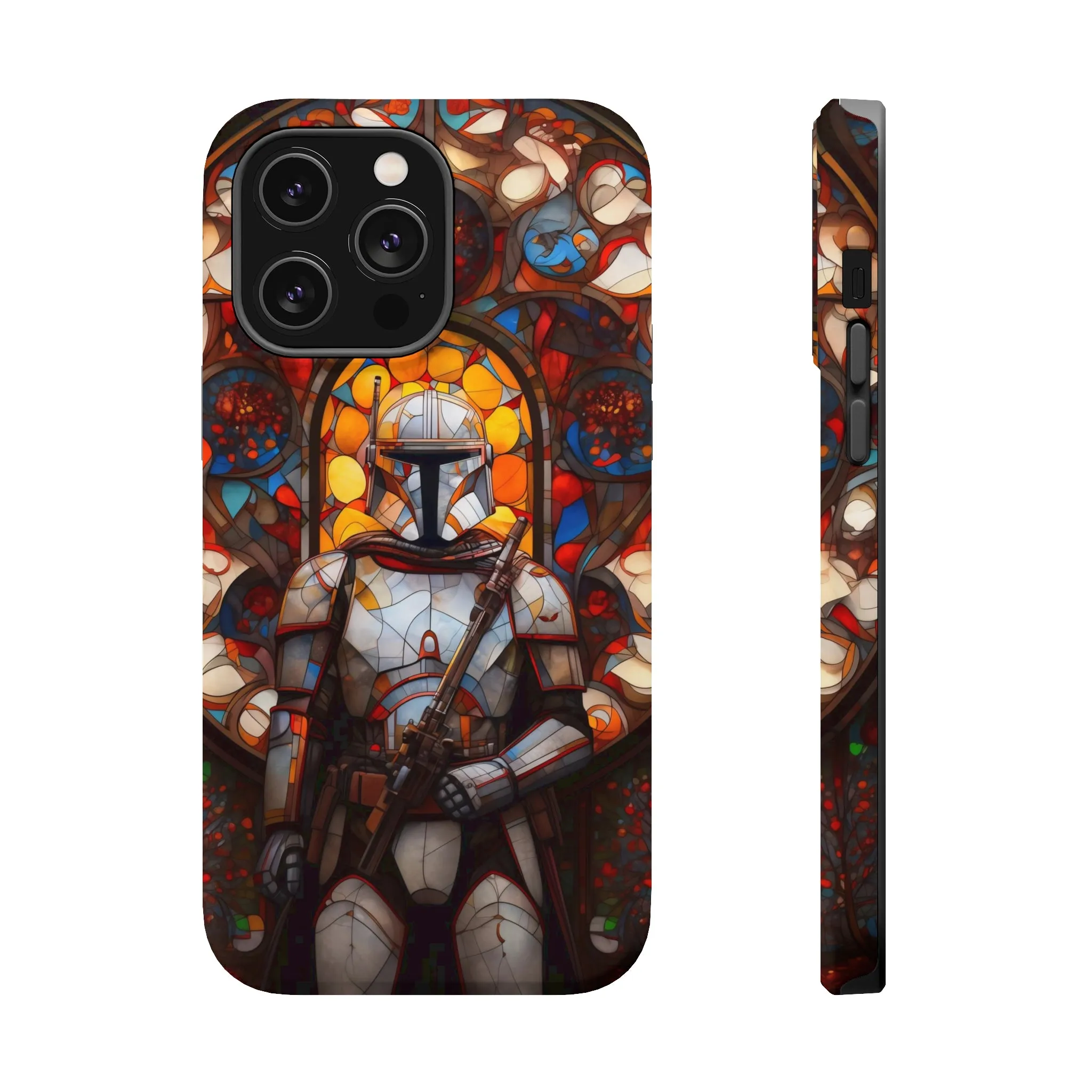 MagSafe Tough iPhone Case - Snow trooper Catholic Stained Glass Window
