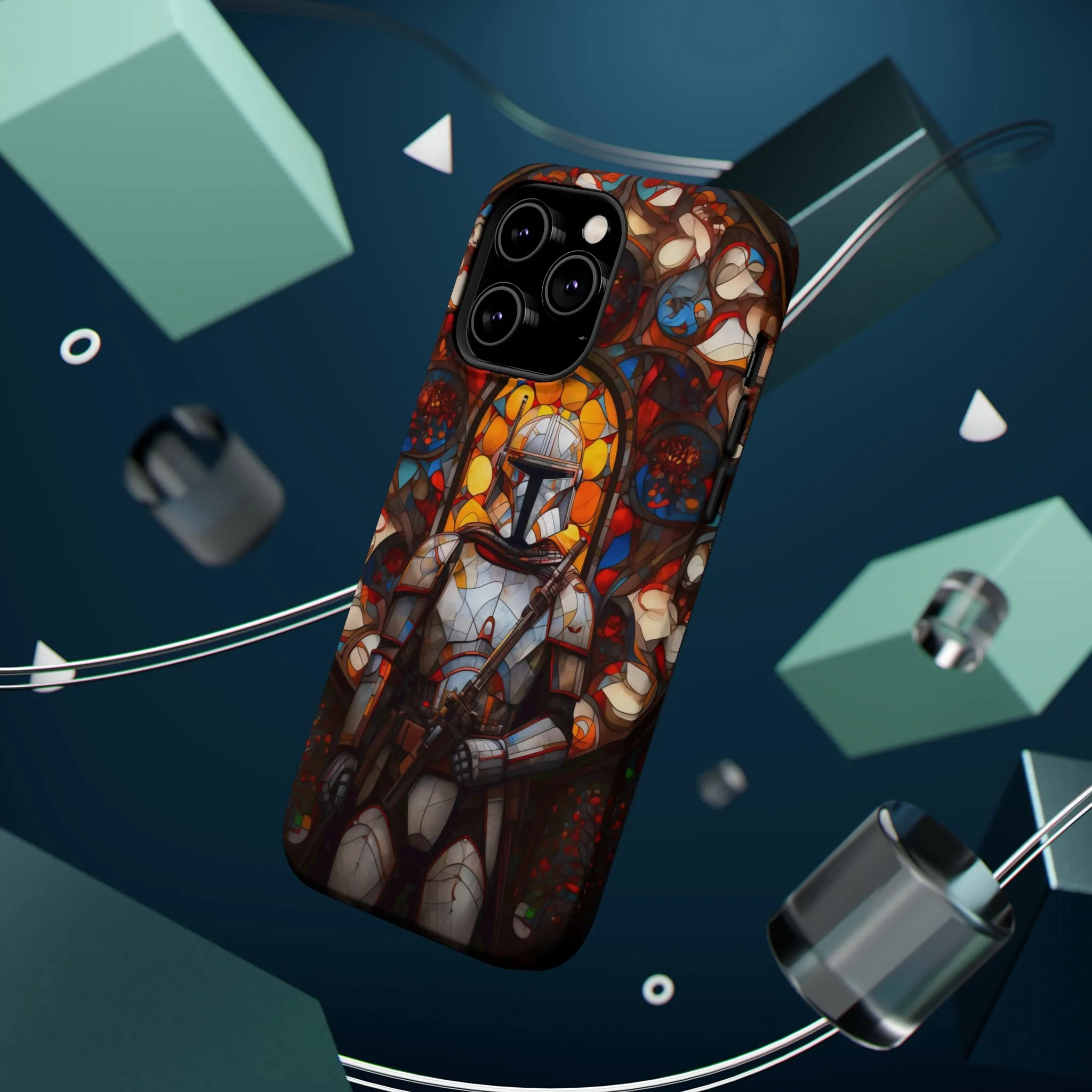 MagSafe Tough iPhone Case - Snow trooper Catholic Stained Glass Window