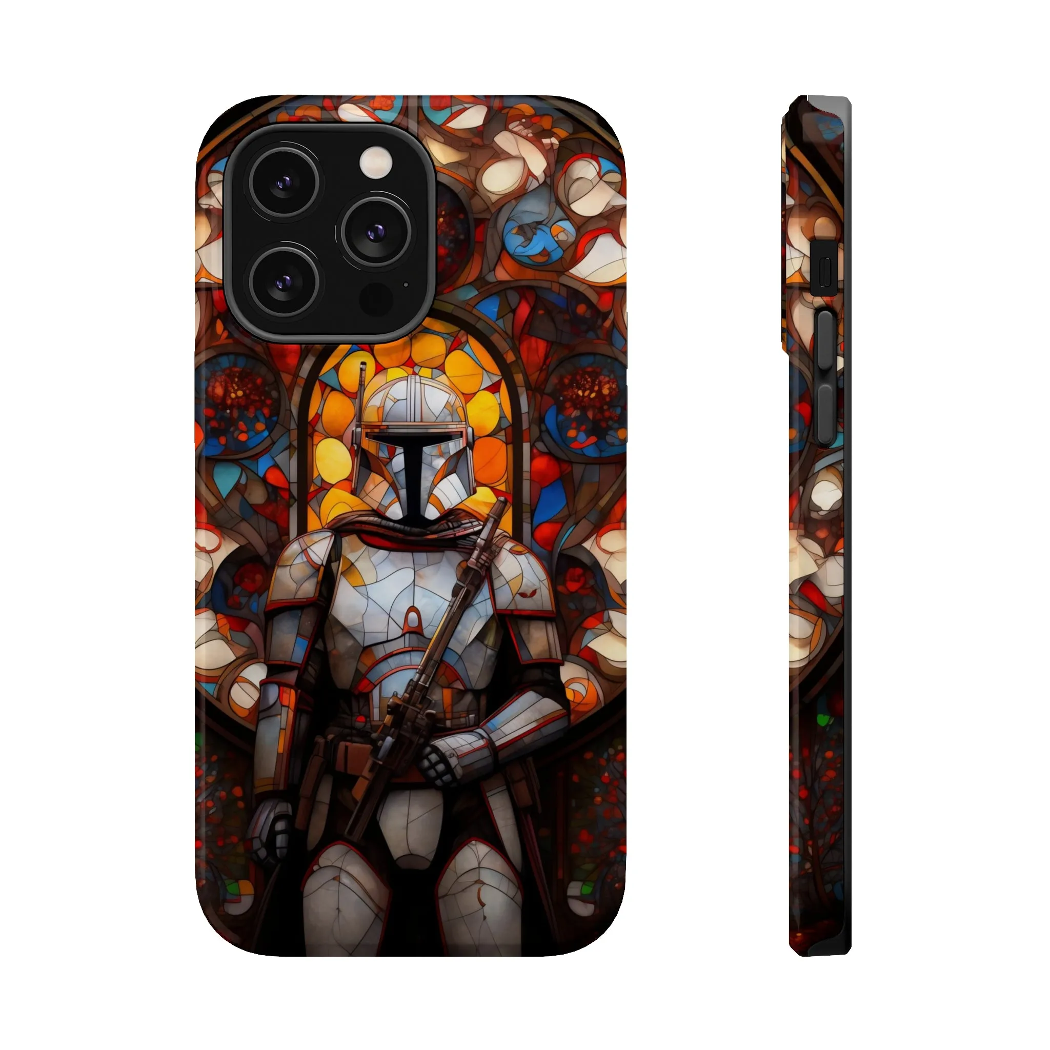MagSafe Tough iPhone Case - Snow trooper Catholic Stained Glass Window