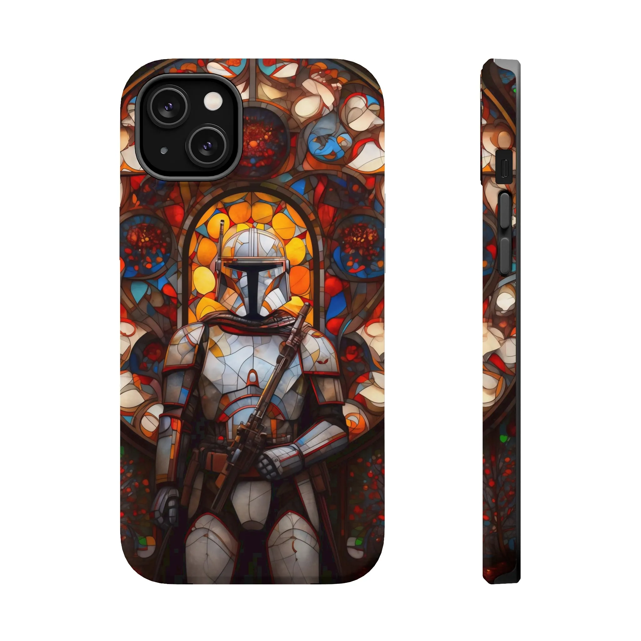 MagSafe Tough iPhone Case - Snow trooper Catholic Stained Glass Window