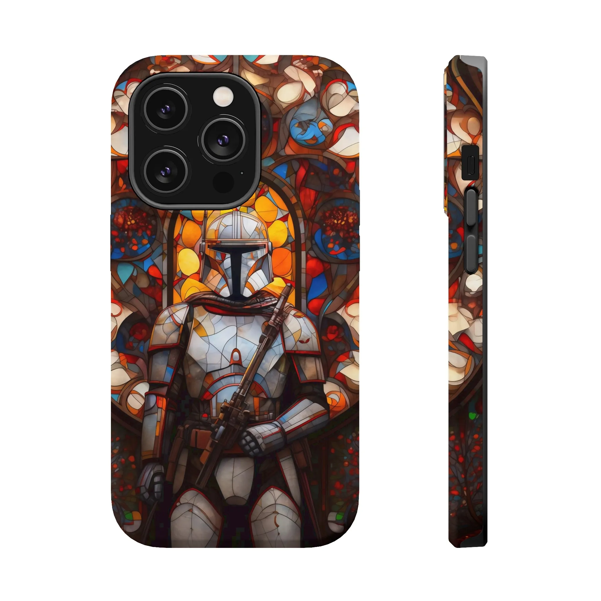 MagSafe Tough iPhone Case - Snow trooper Catholic Stained Glass Window