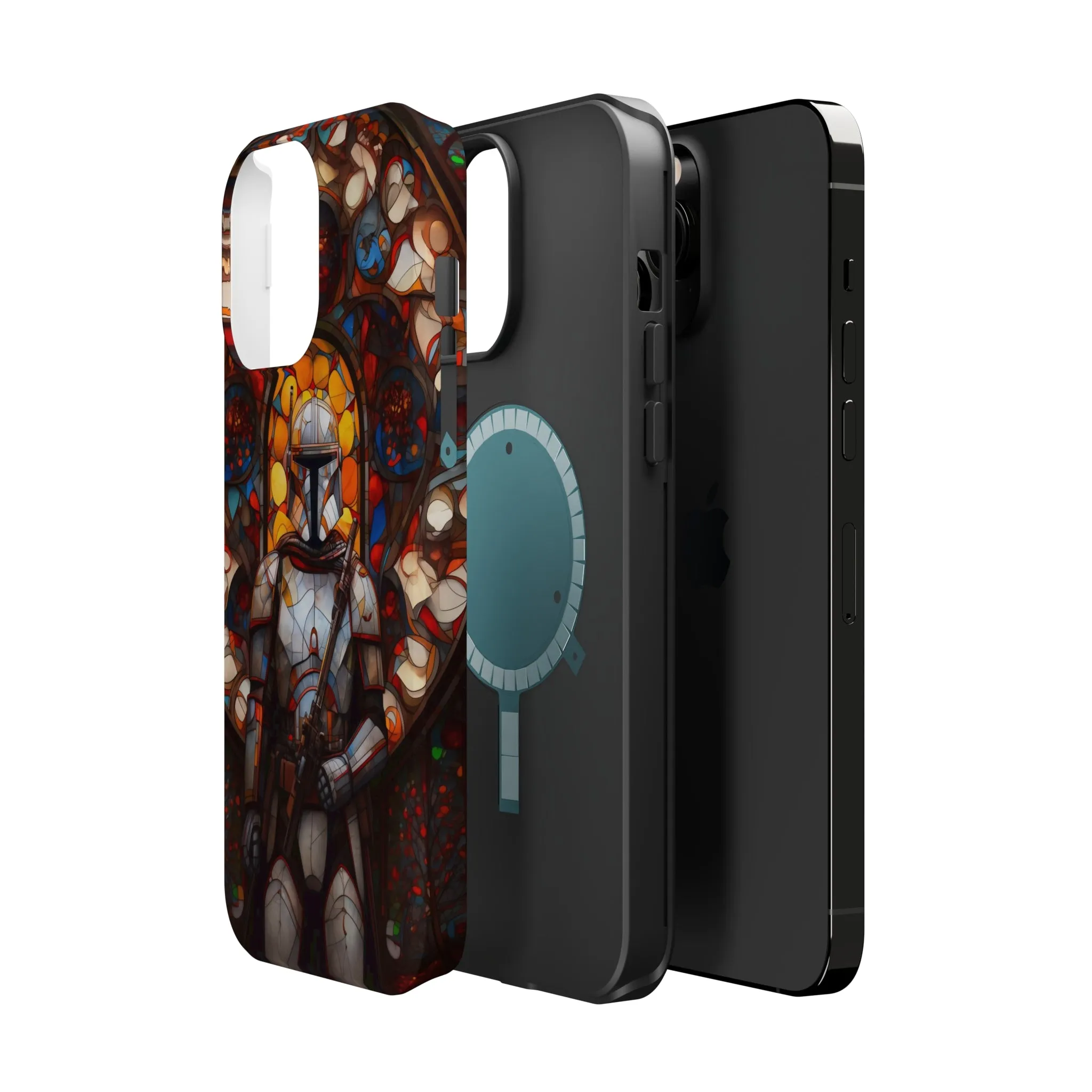 MagSafe Tough iPhone Case - Snow trooper Catholic Stained Glass Window