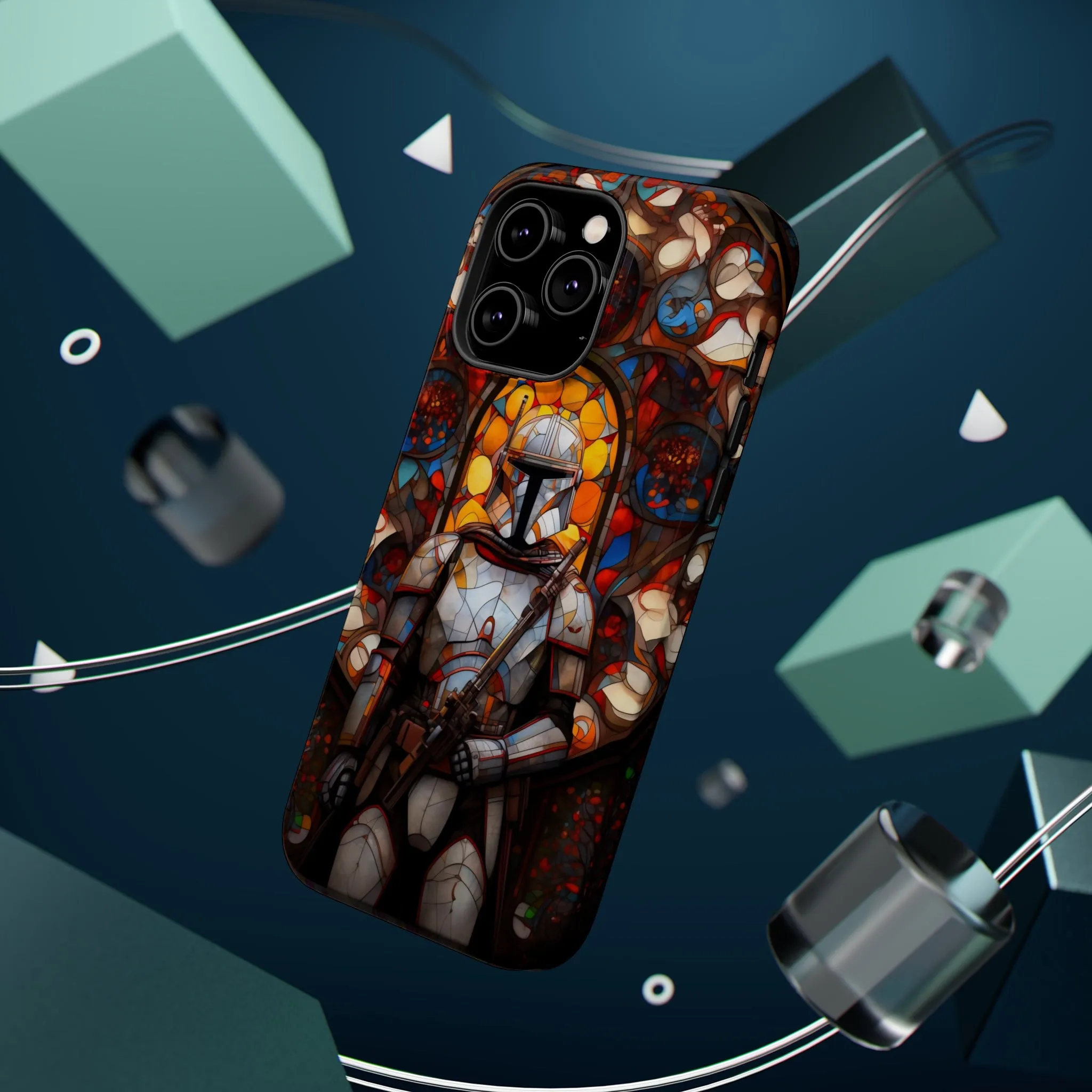 MagSafe Tough iPhone Case - Snow trooper Catholic Stained Glass Window