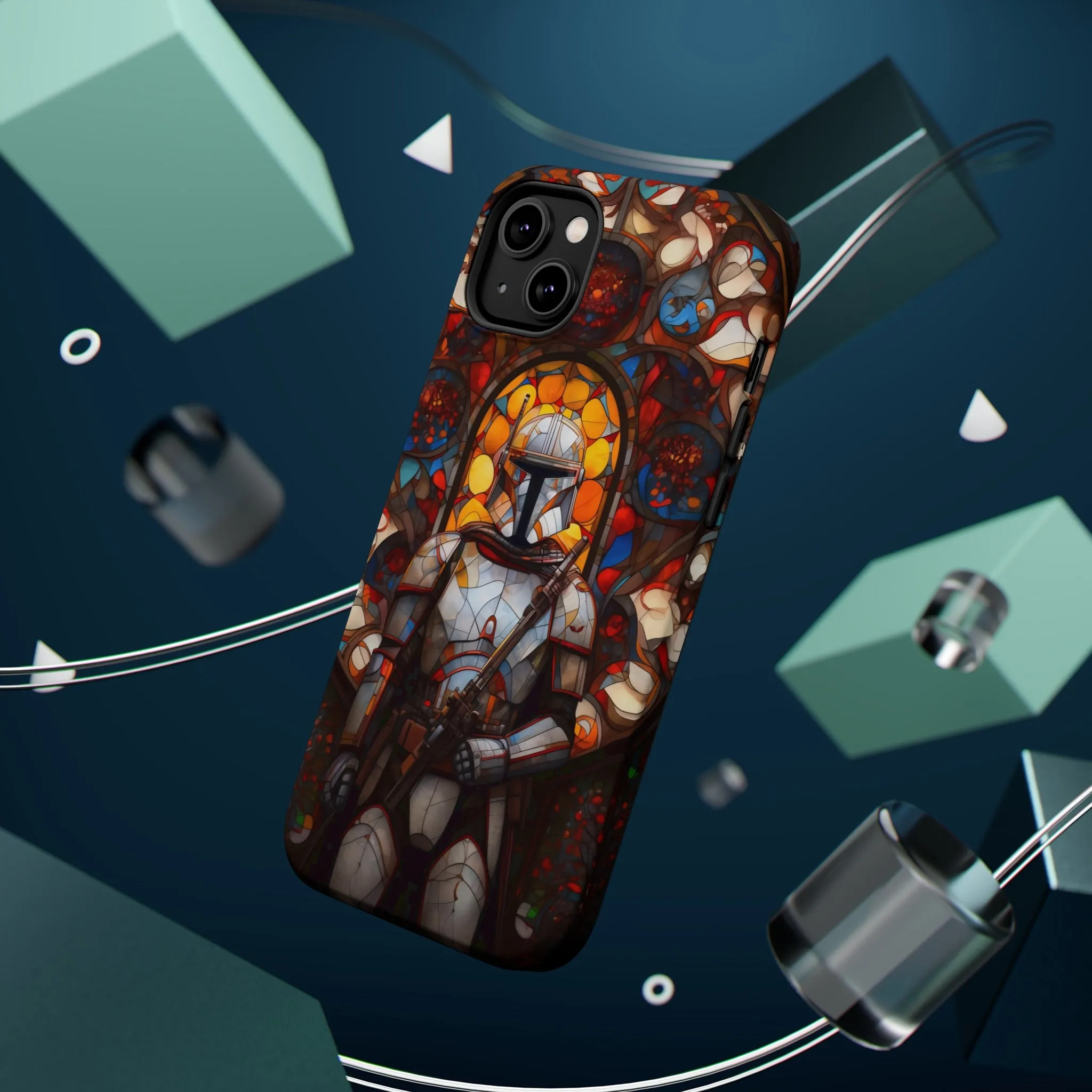 MagSafe Tough iPhone Case - Snow trooper Catholic Stained Glass Window