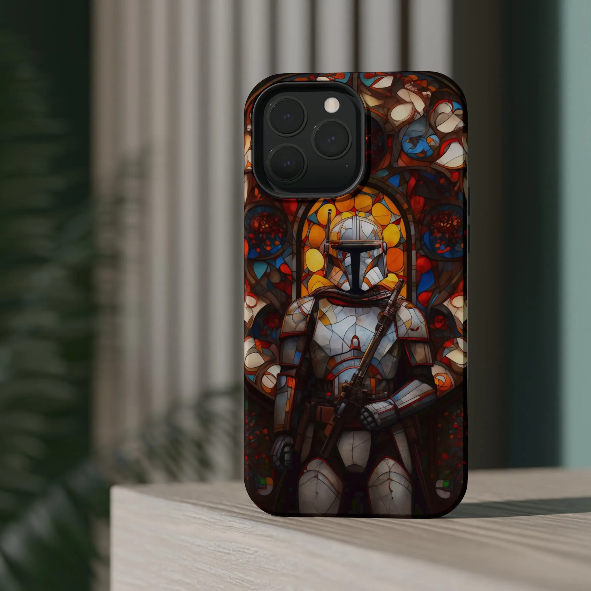 MagSafe Tough iPhone Case - Snow trooper Catholic Stained Glass Window