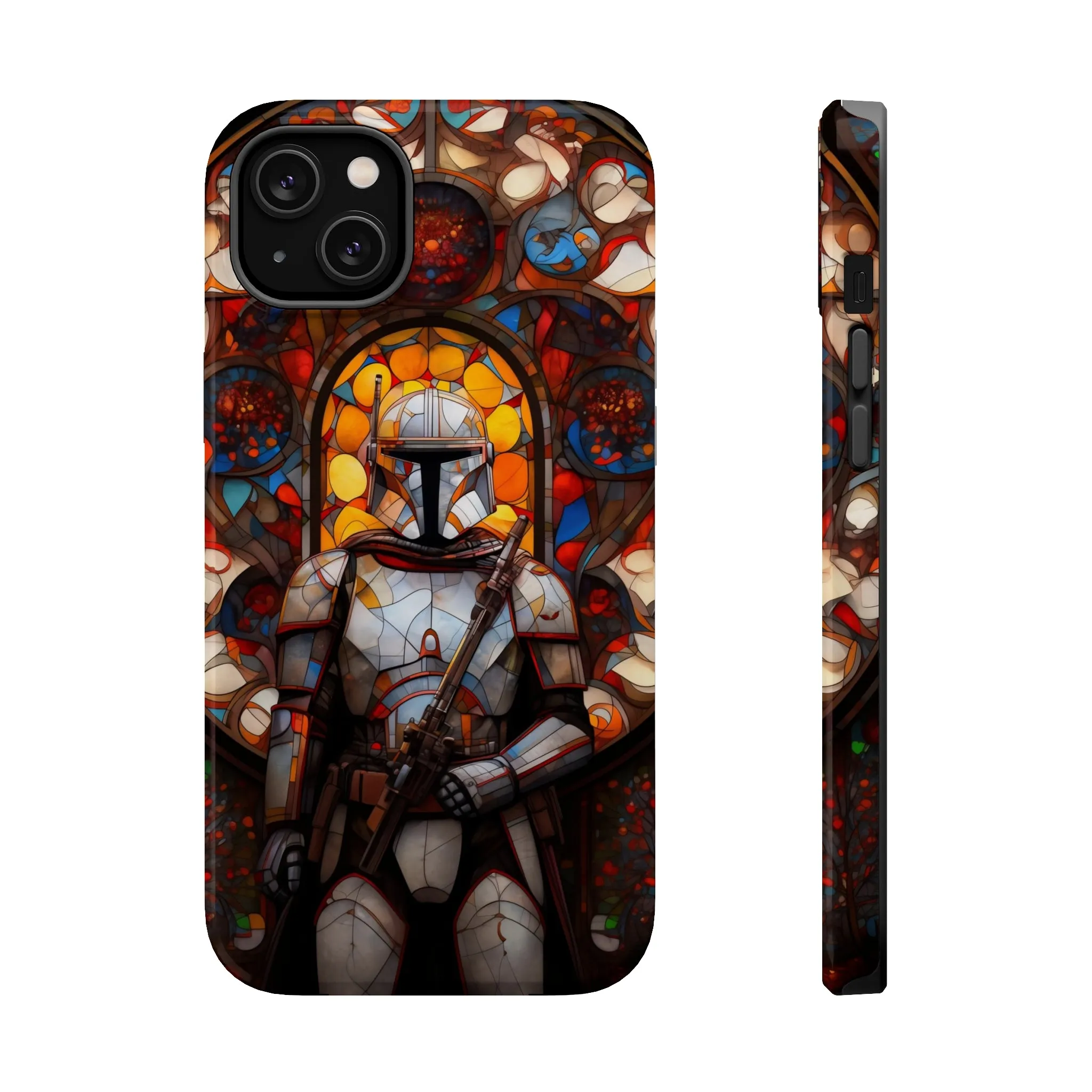 MagSafe Tough iPhone Case - Snow trooper Catholic Stained Glass Window