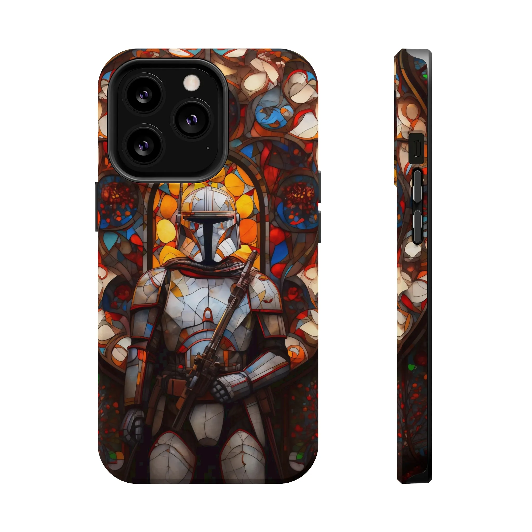MagSafe Tough iPhone Case - Snow trooper Catholic Stained Glass Window