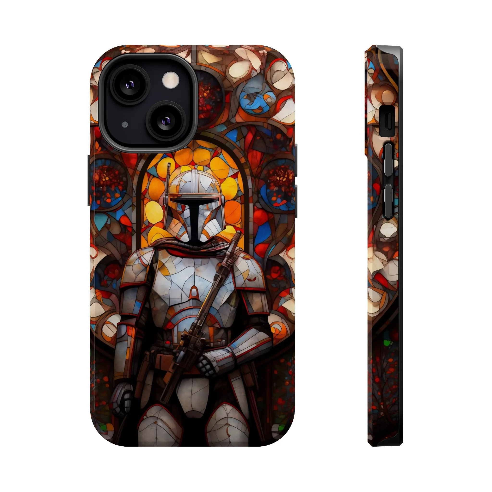 MagSafe Tough iPhone Case - Snow trooper Catholic Stained Glass Window