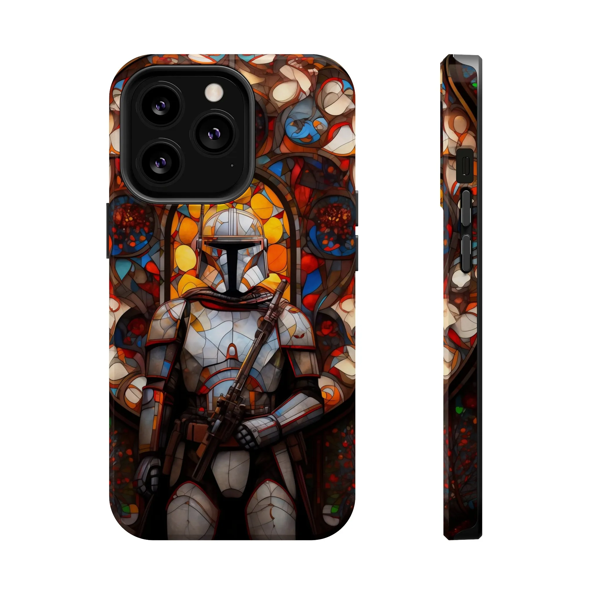 MagSafe Tough iPhone Case - Snow trooper Catholic Stained Glass Window