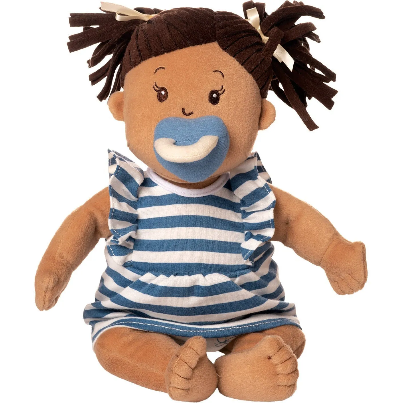 Manhattan Toy Baby Stella Beige Doll with Brown Pigtails