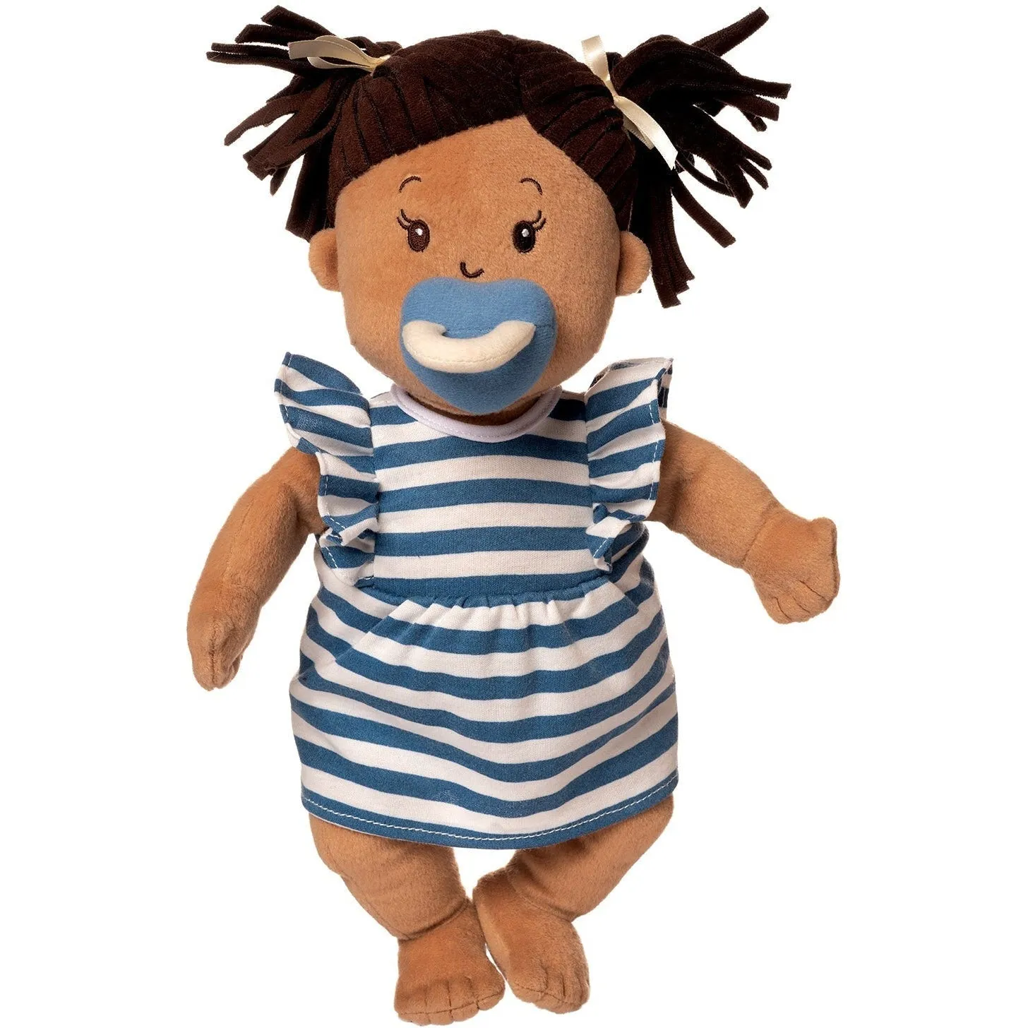 Manhattan Toy Baby Stella Beige Doll with Brown Pigtails